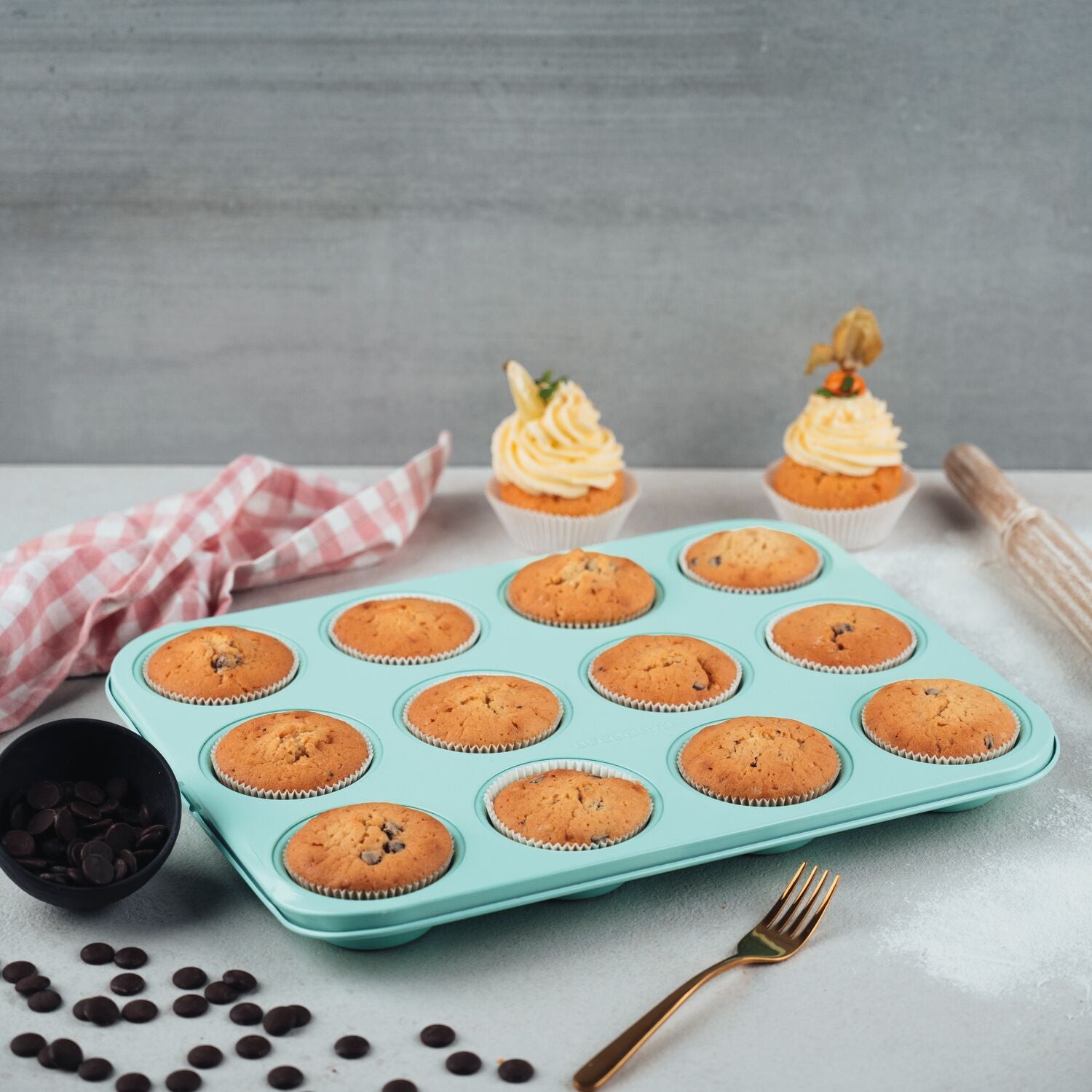 Muffin Backform Mint Edition (12fach)