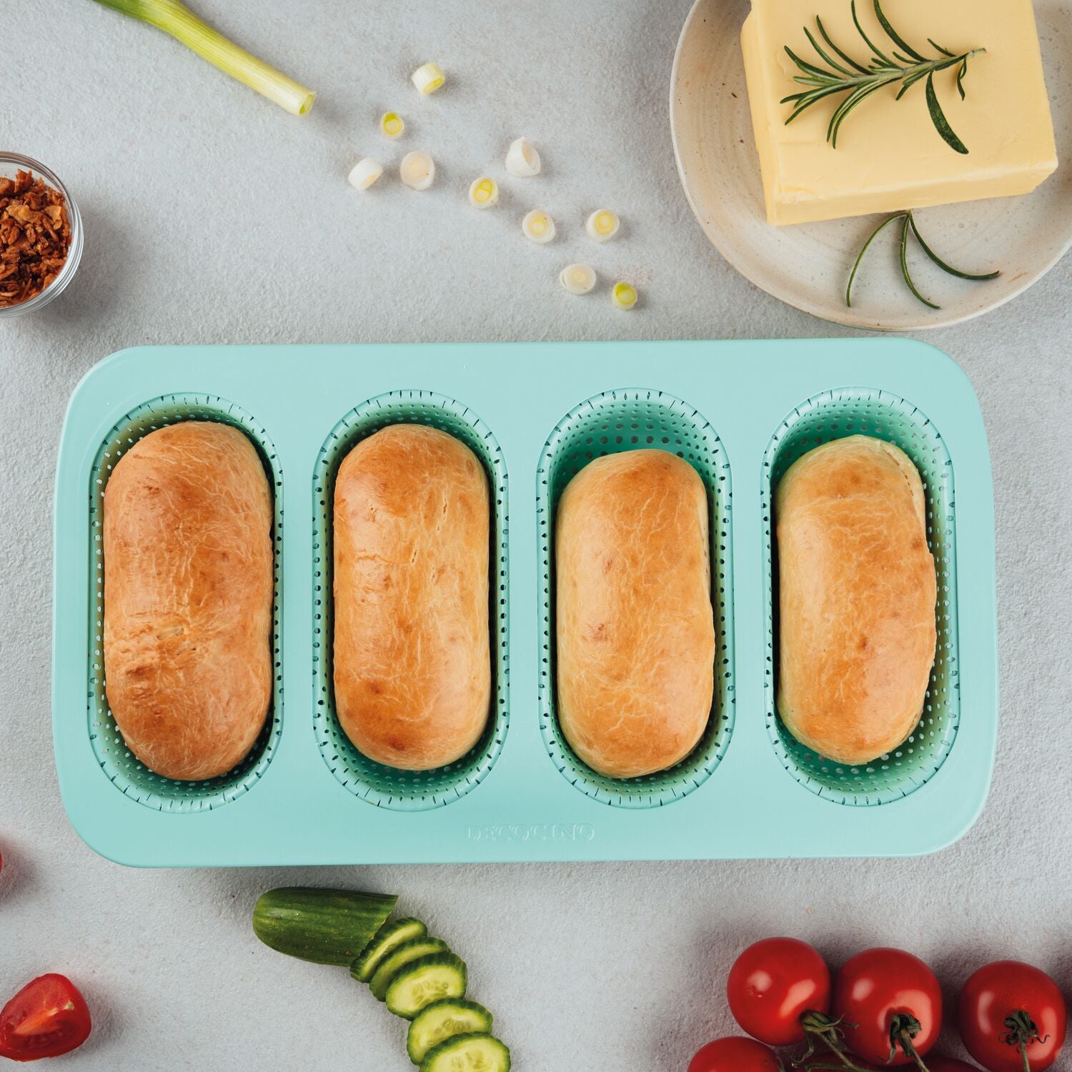 Mini Baguette Backform Mint Edition (6x14cm)