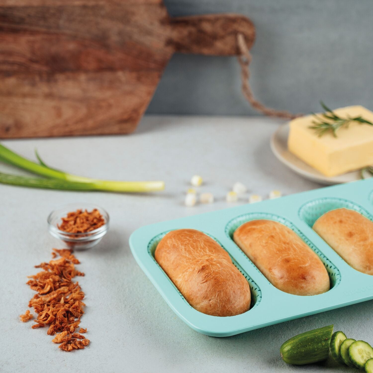 Mini Baguette Backform Mint Edition (6x14cm)