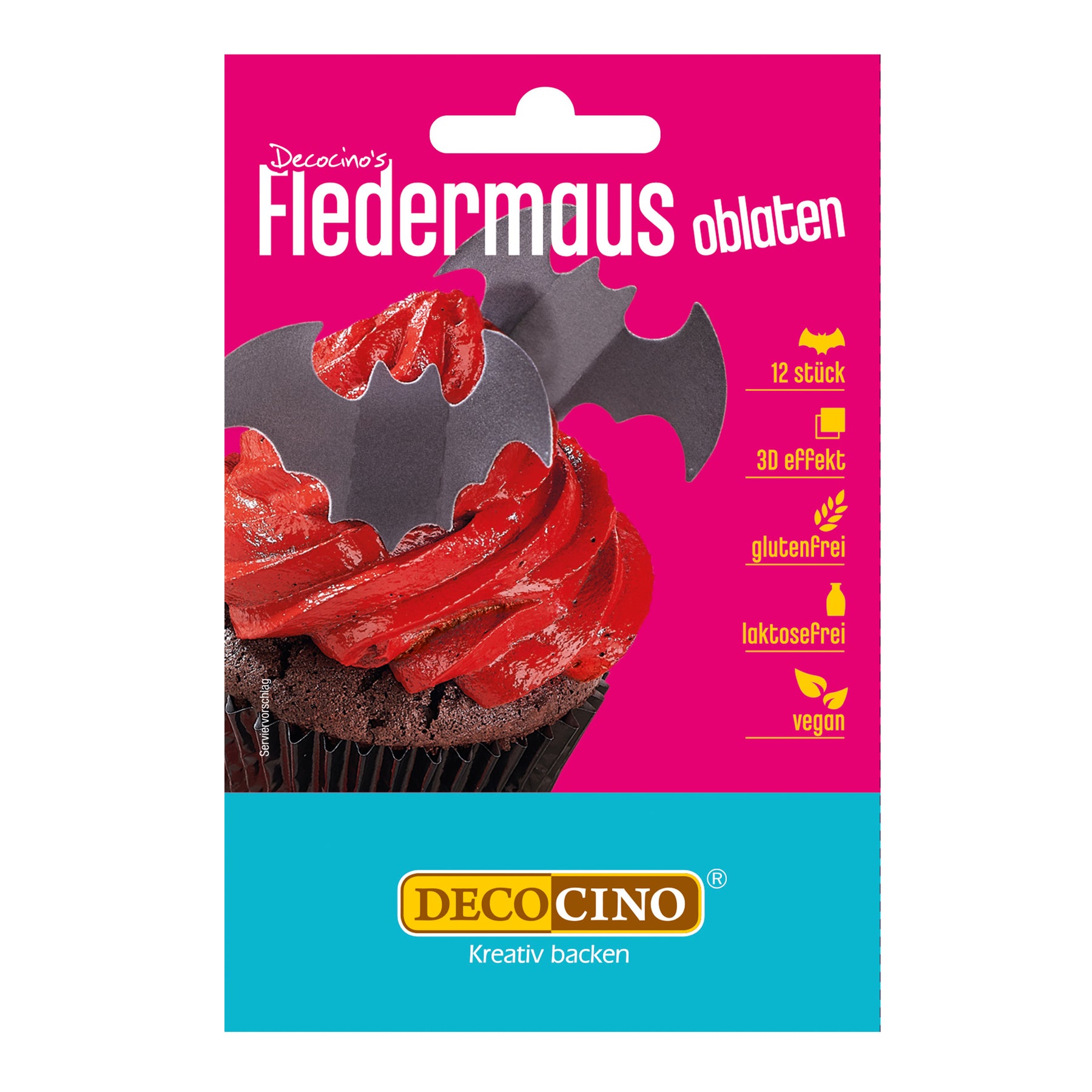 Halloween Oblaten Fledermäuse