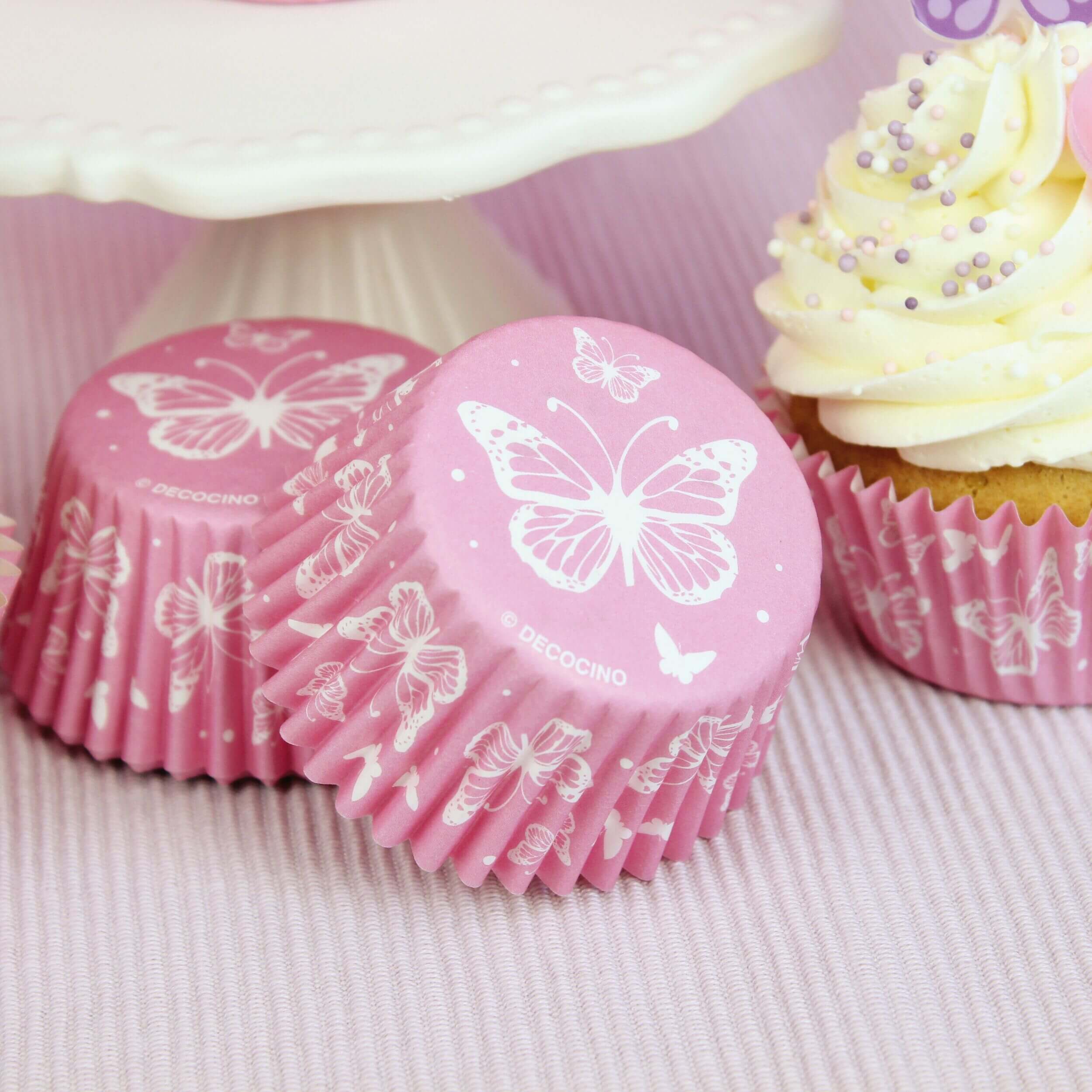 Butterfly muffin cups (50 pieces)