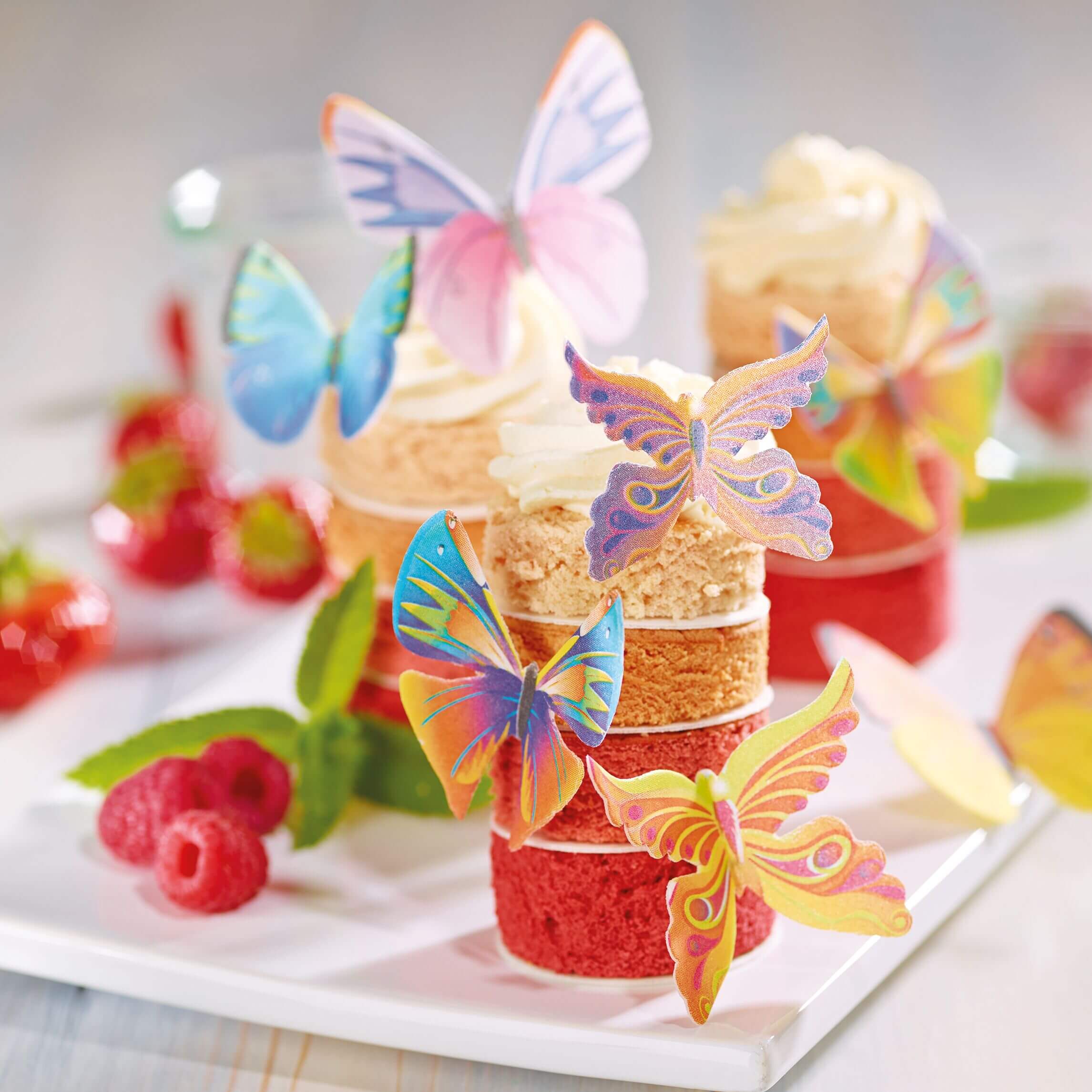 Wafer Butterflies Narrow (12 pieces)