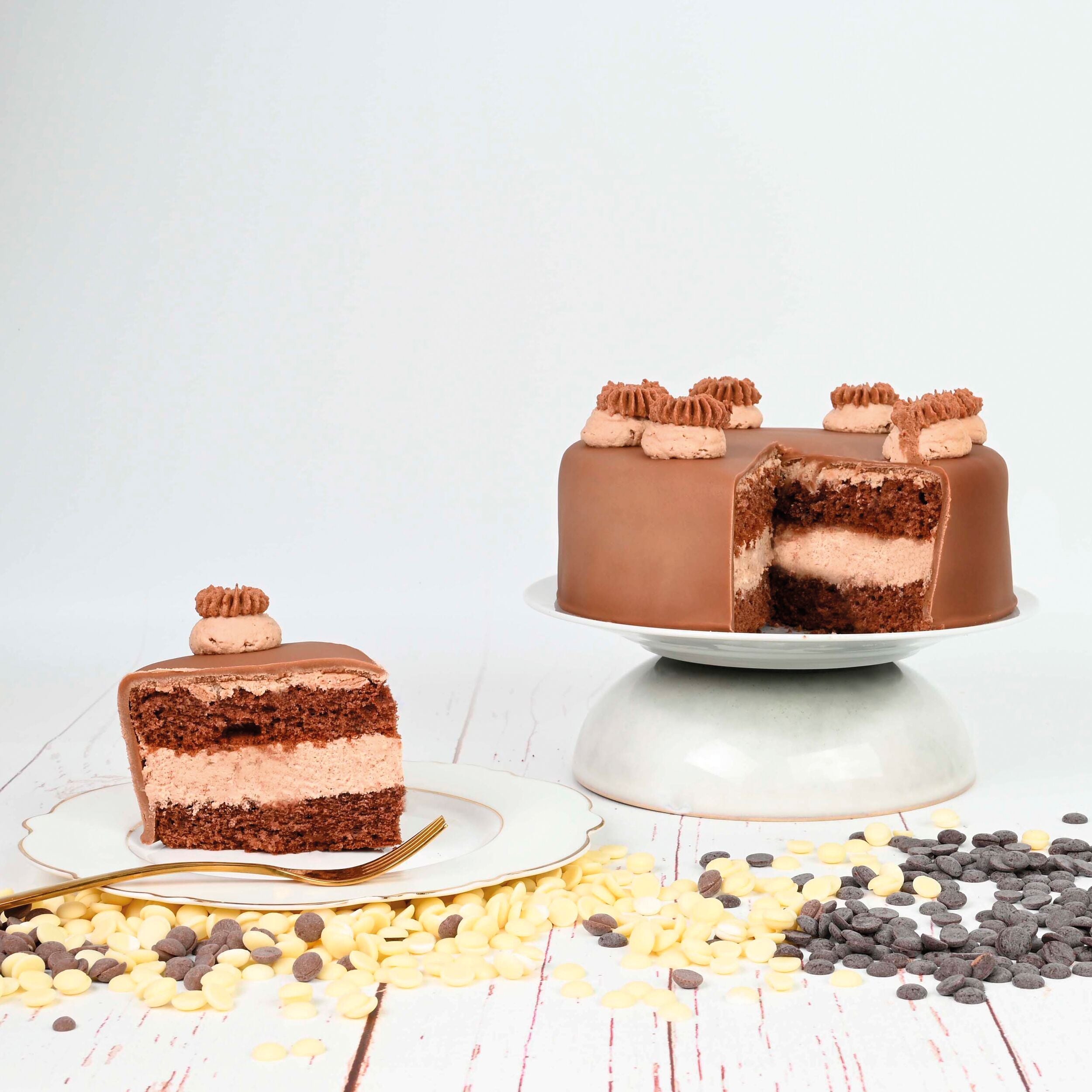 Fondant with 25% milk chocolate (250g)