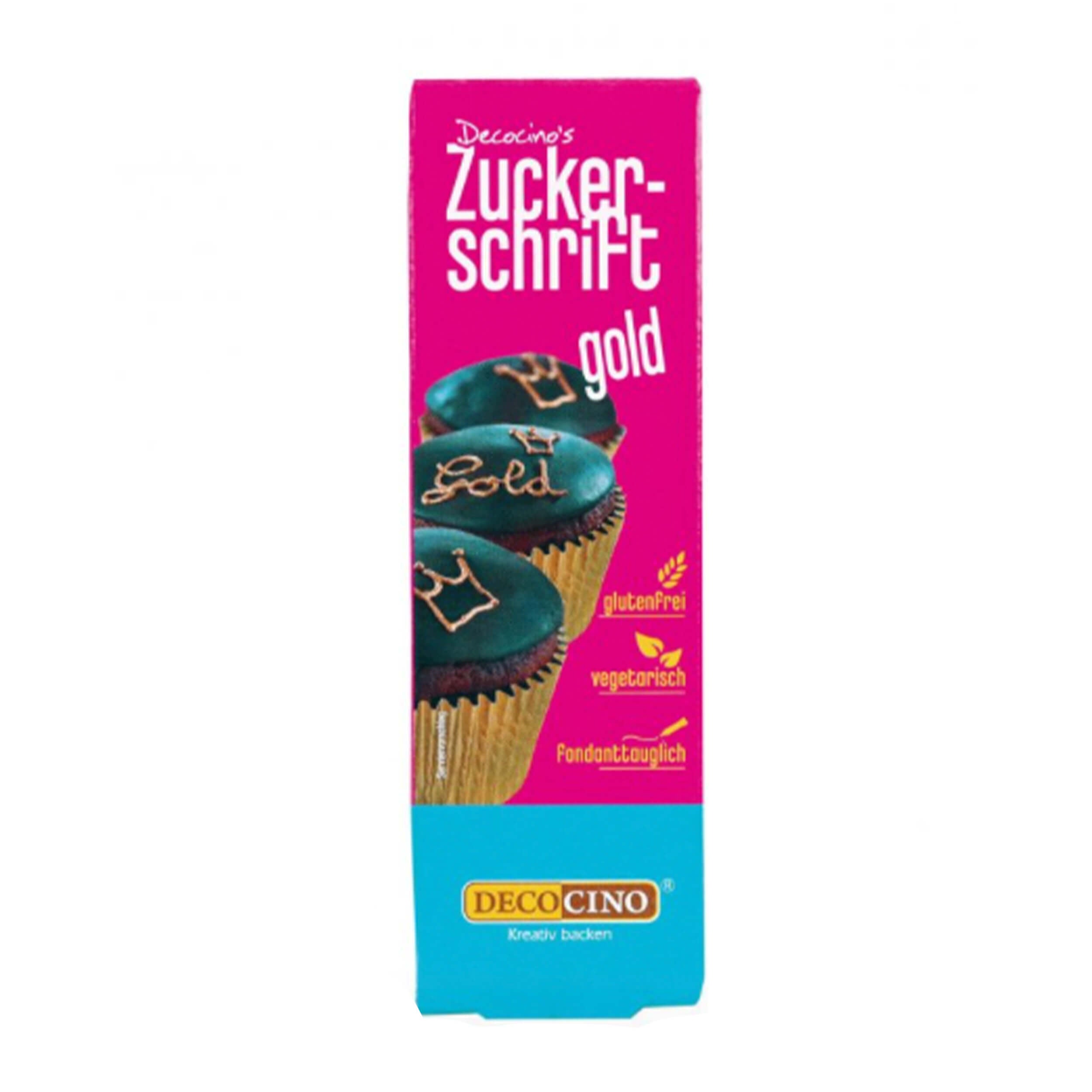 Zuckerschrift Gold (18g)