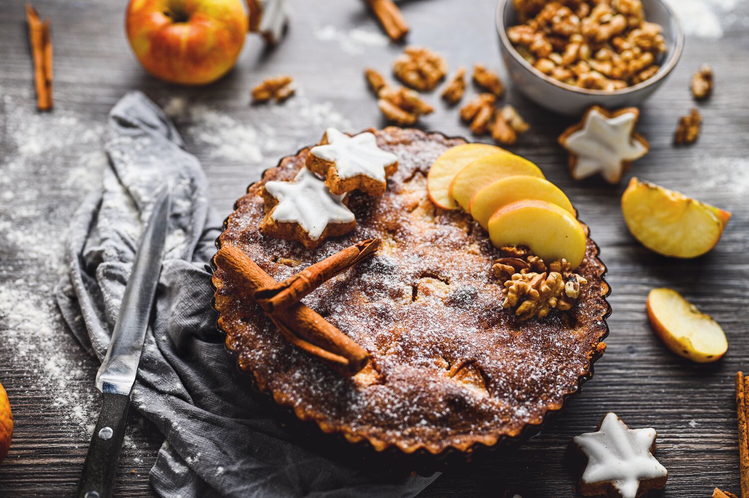 Apfel-Zimt-Tarte