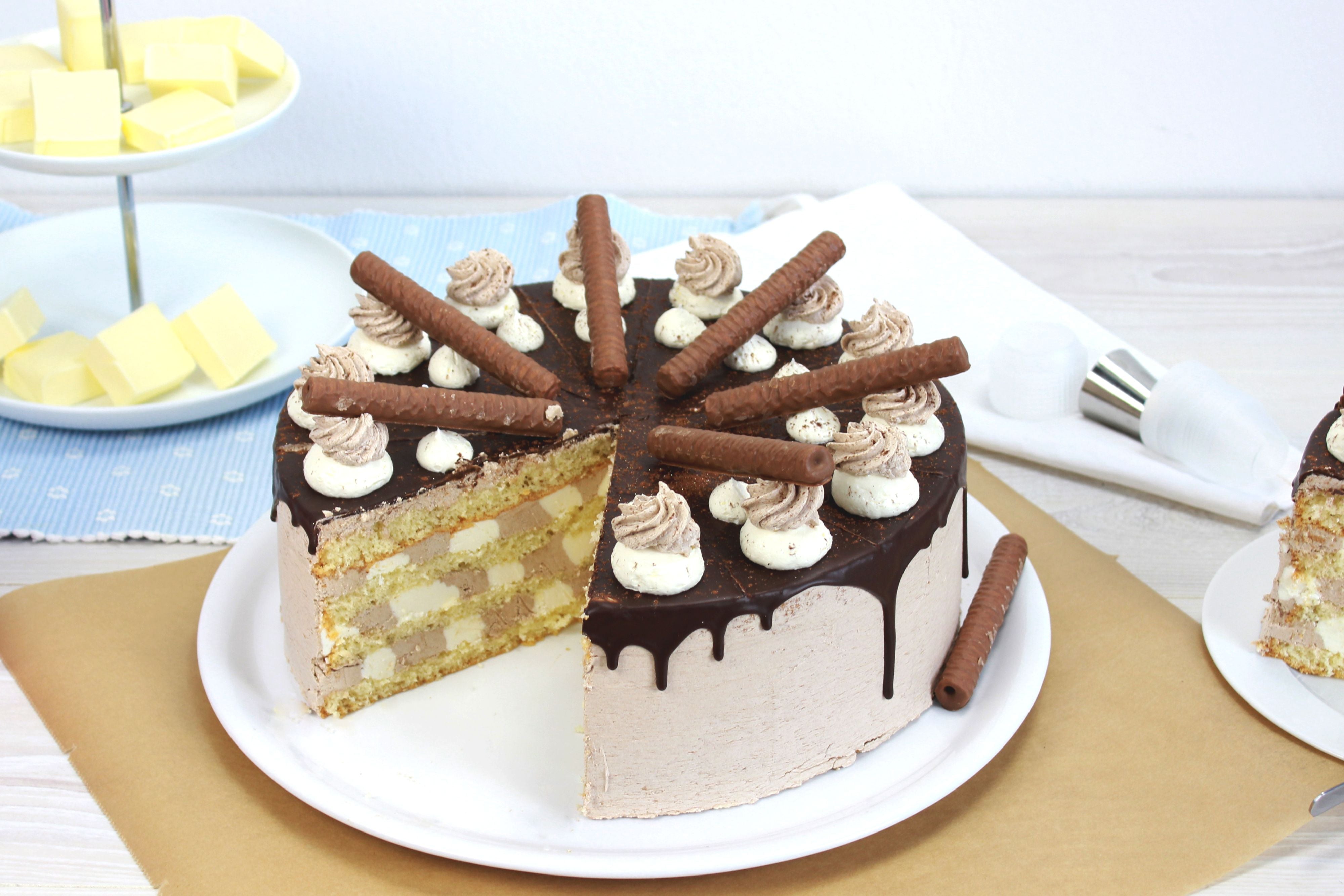 Schoko- Buttercreme- Torte