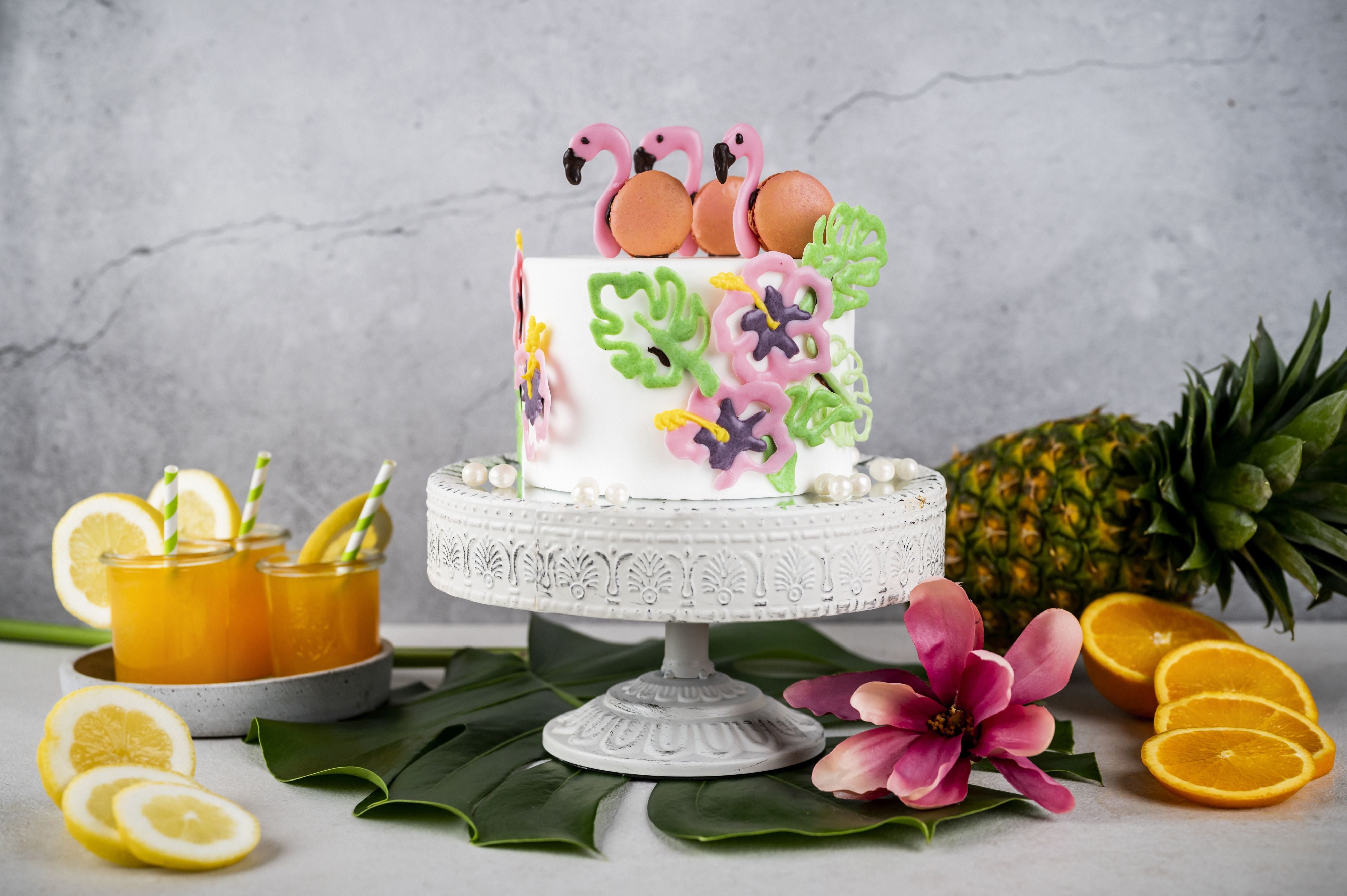 Flamingo-Torte