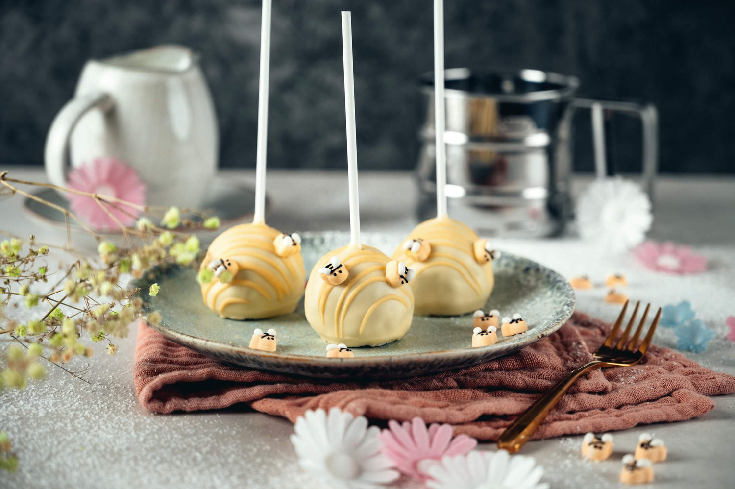 Cake Pops Bienen