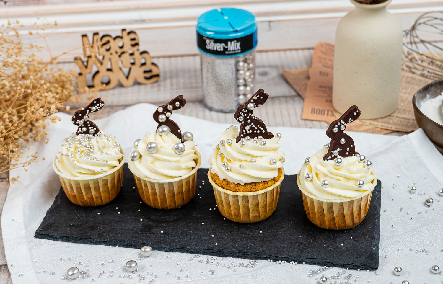 Saftige Möhren-Cupcakes