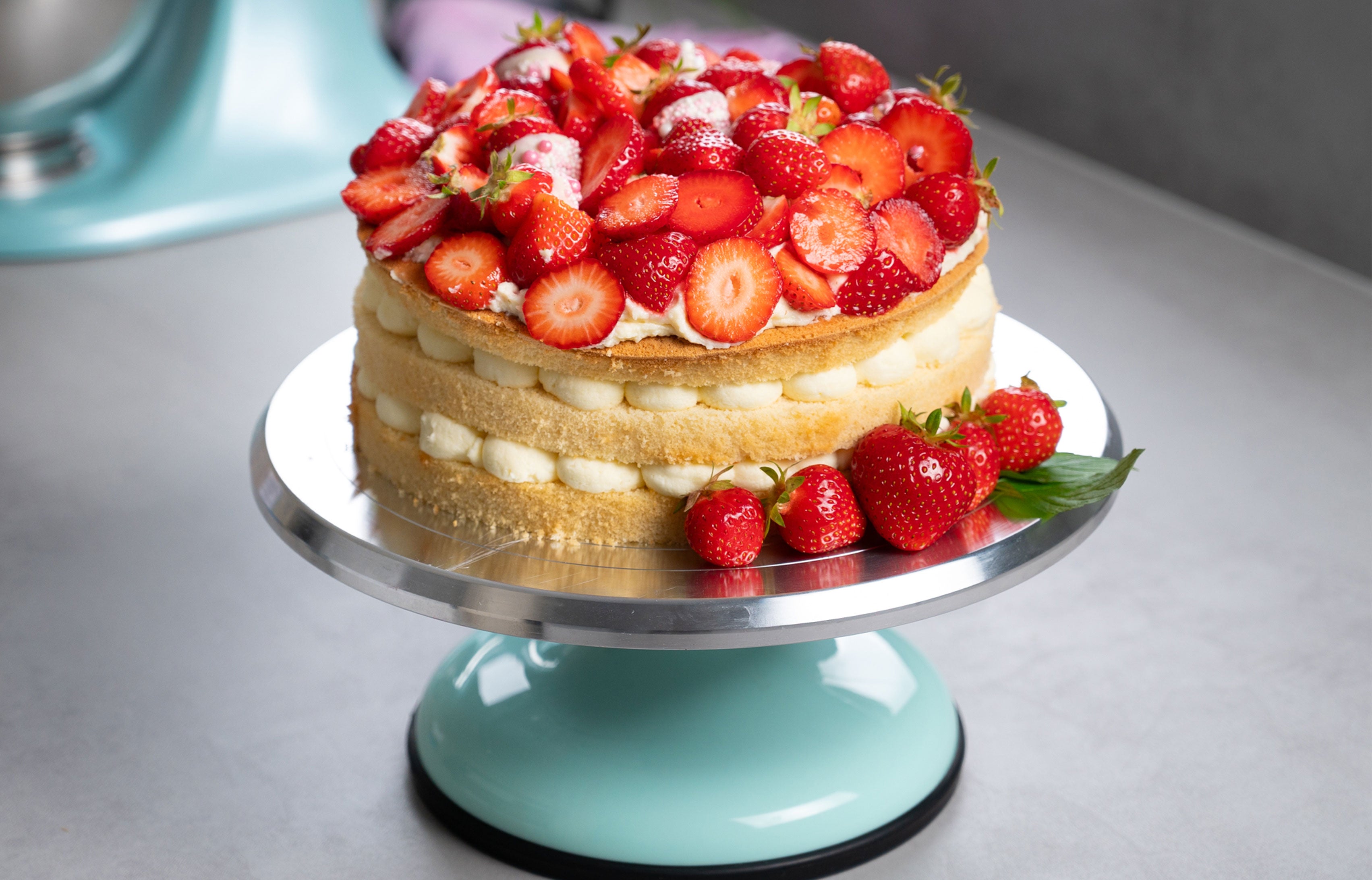 Erdbeertorte