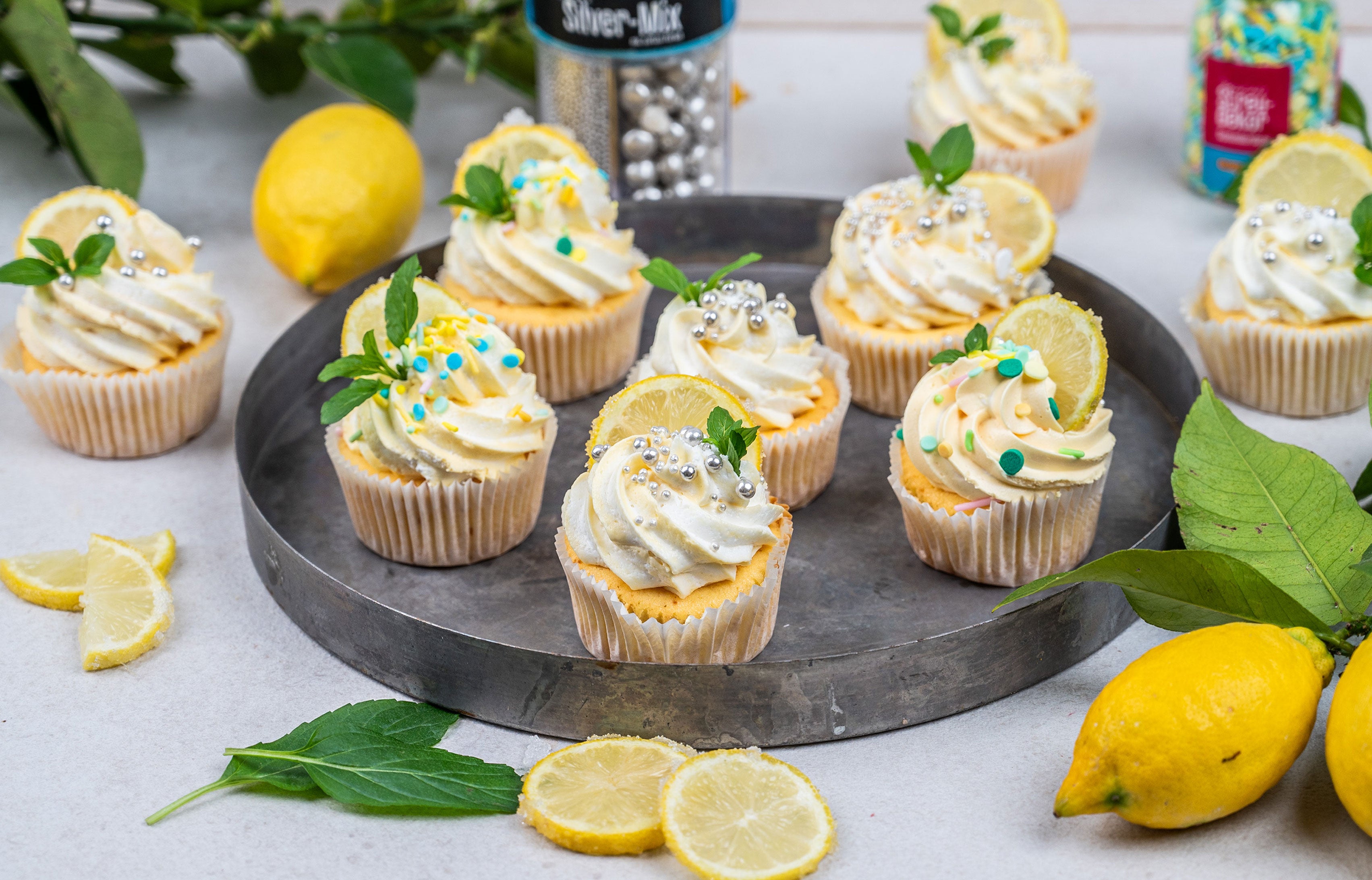 Zitronen-Joghurt Cupcakes