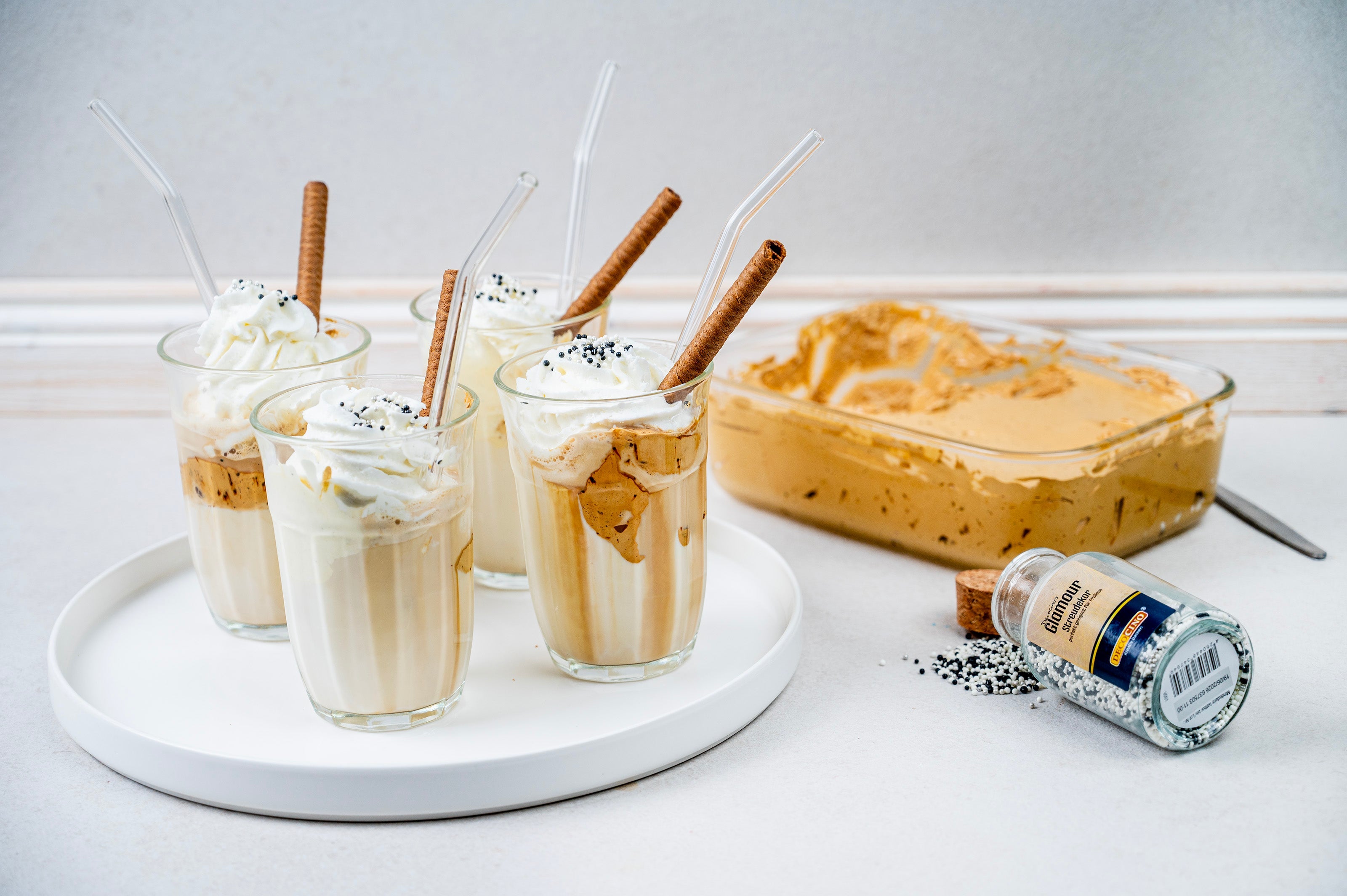 Gefrorener Eiskaffee