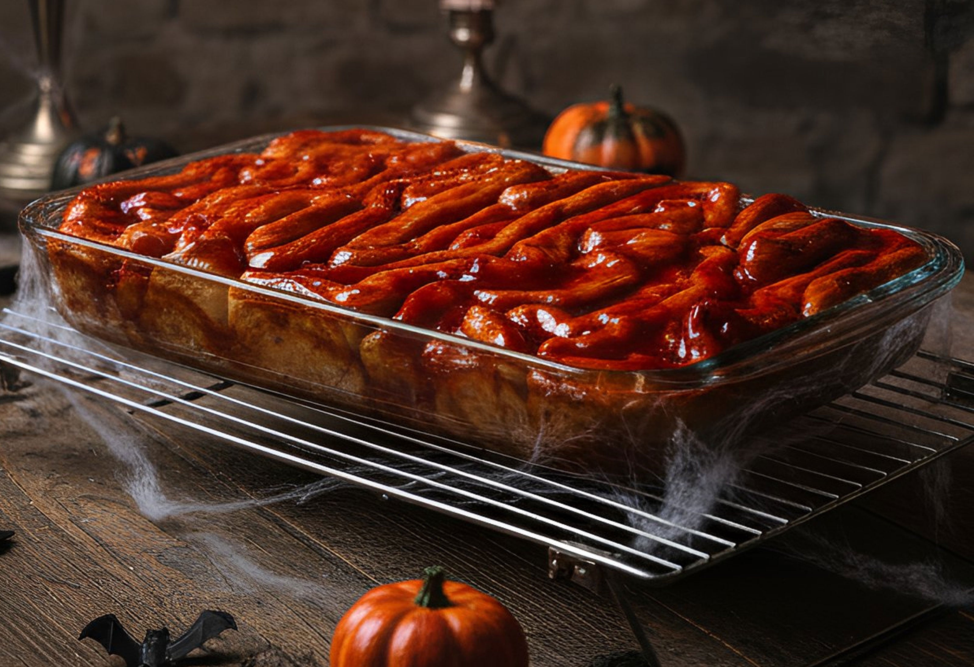 Halloween Cinnamon Rolls