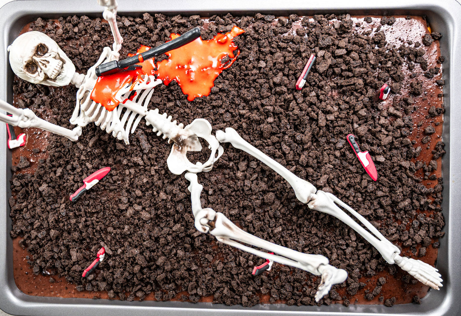 Halloween Schokoladen Nachtisch