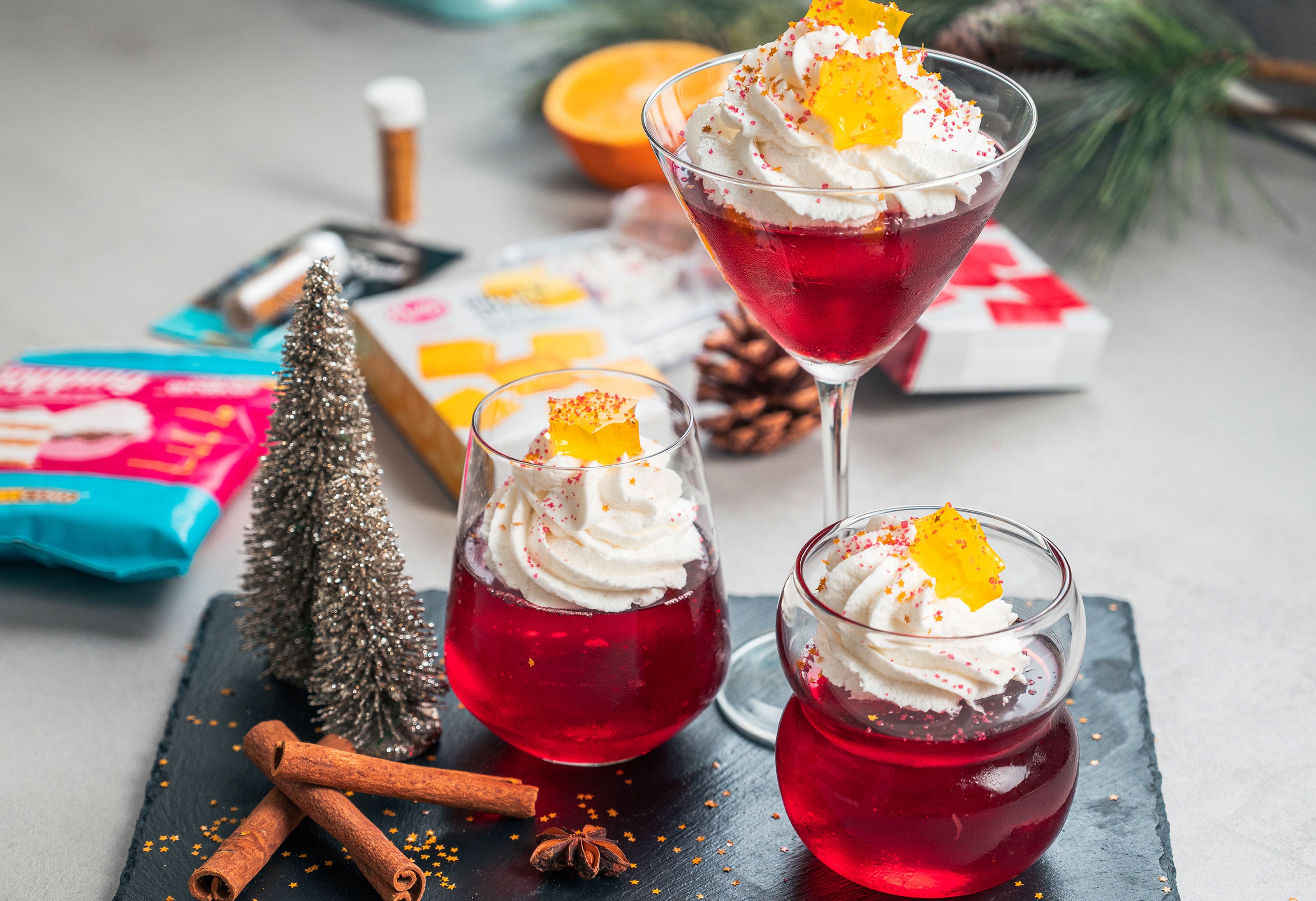 Glühwein-Götterspeise