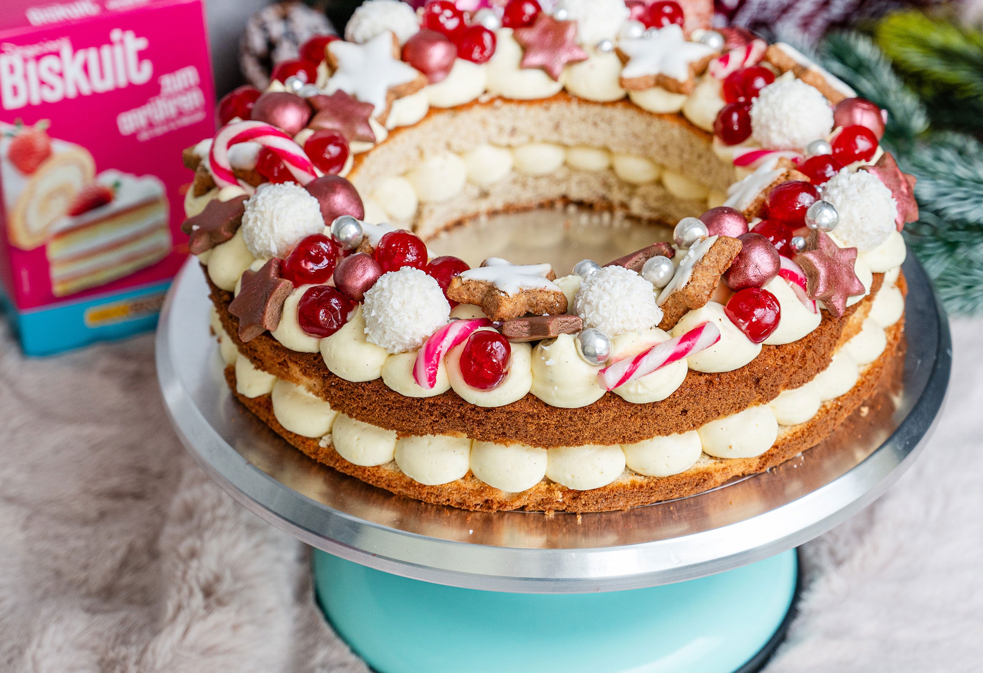 Adventskranz-Torte