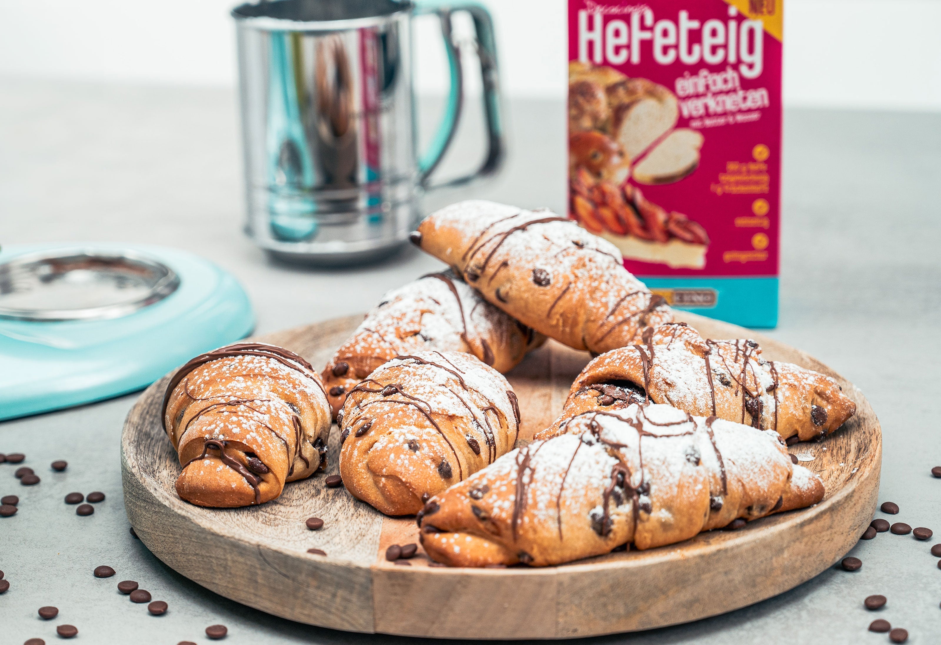 Schokohefe-Hörnchen