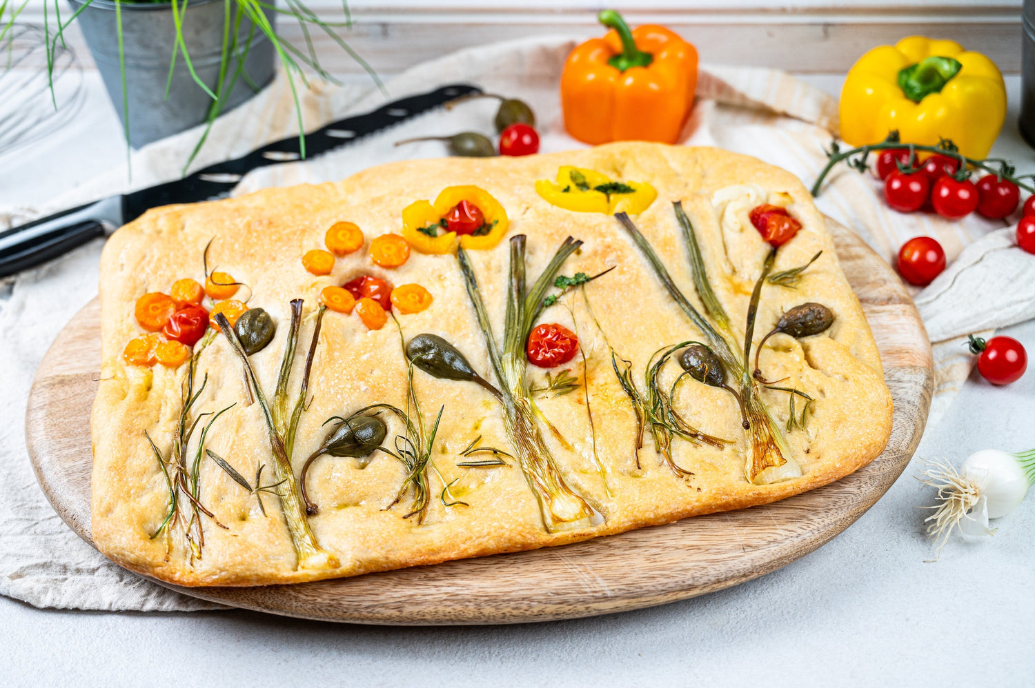 Gemüse Focaccia