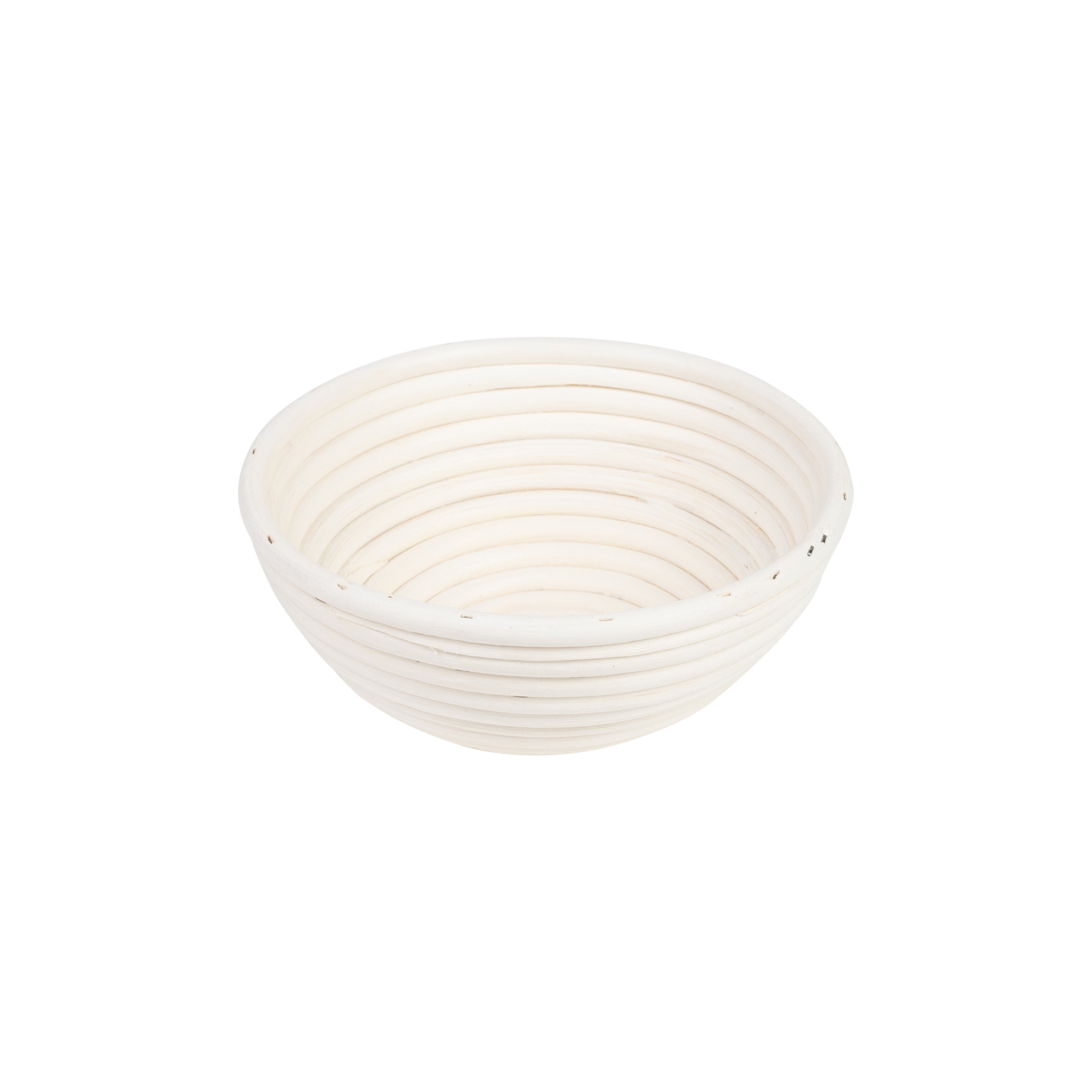 Brotbackset, 3-tlg.: Kastenform 25 cm, Gärkörbchen Ø20 cm und Brotbeutel