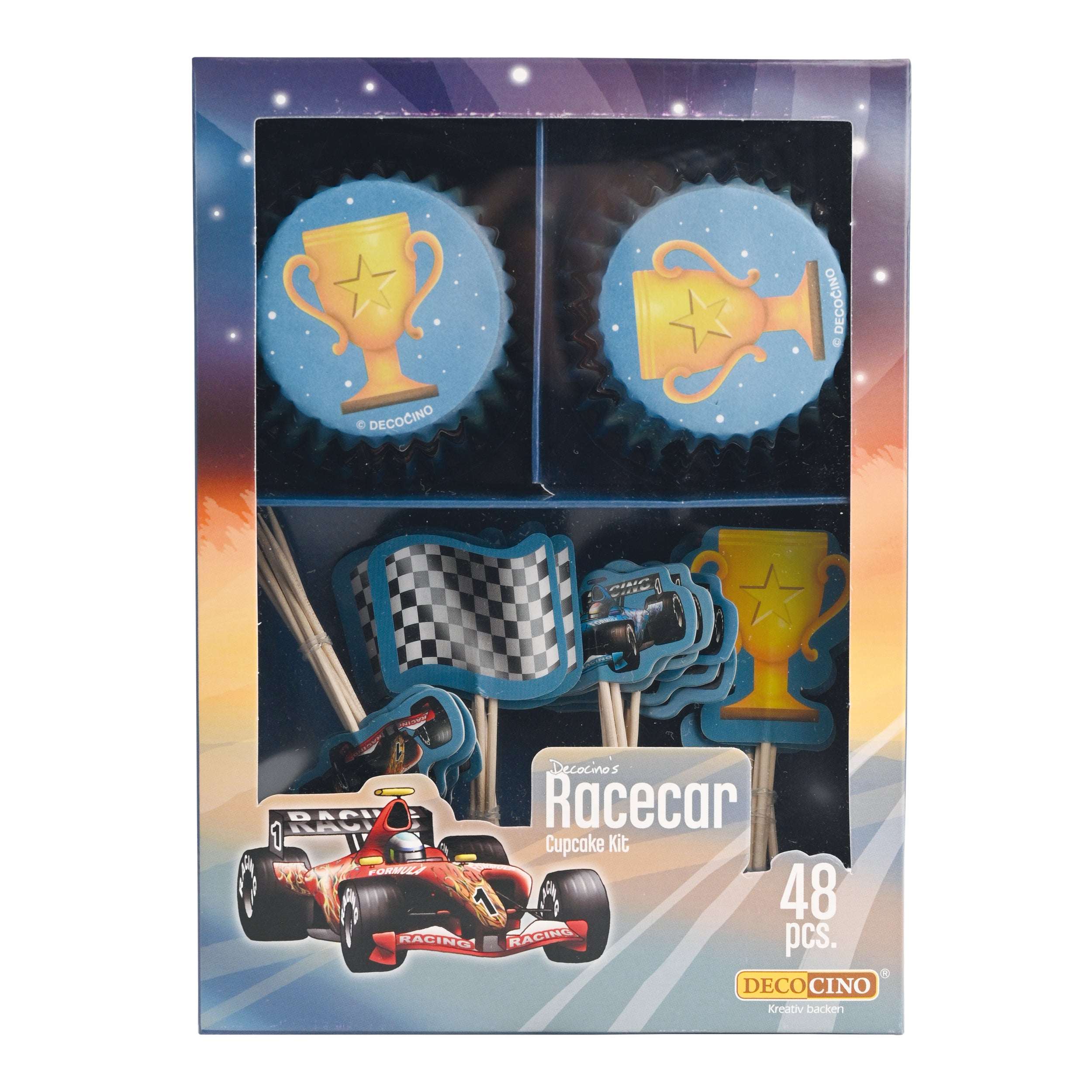 Muffin-Set Racecar (48-tlg.)