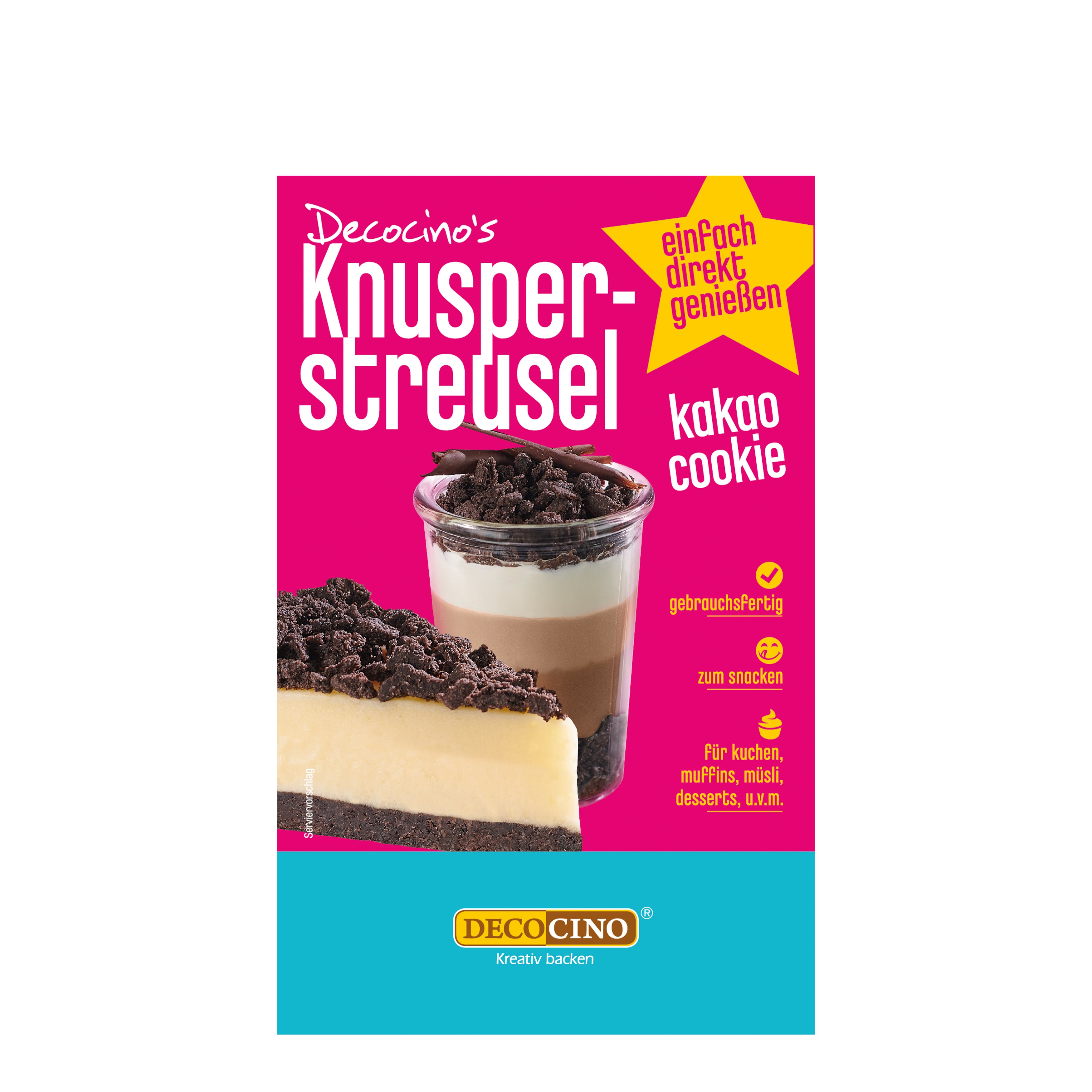 Crunchy streusel cocoa cookie (200g)