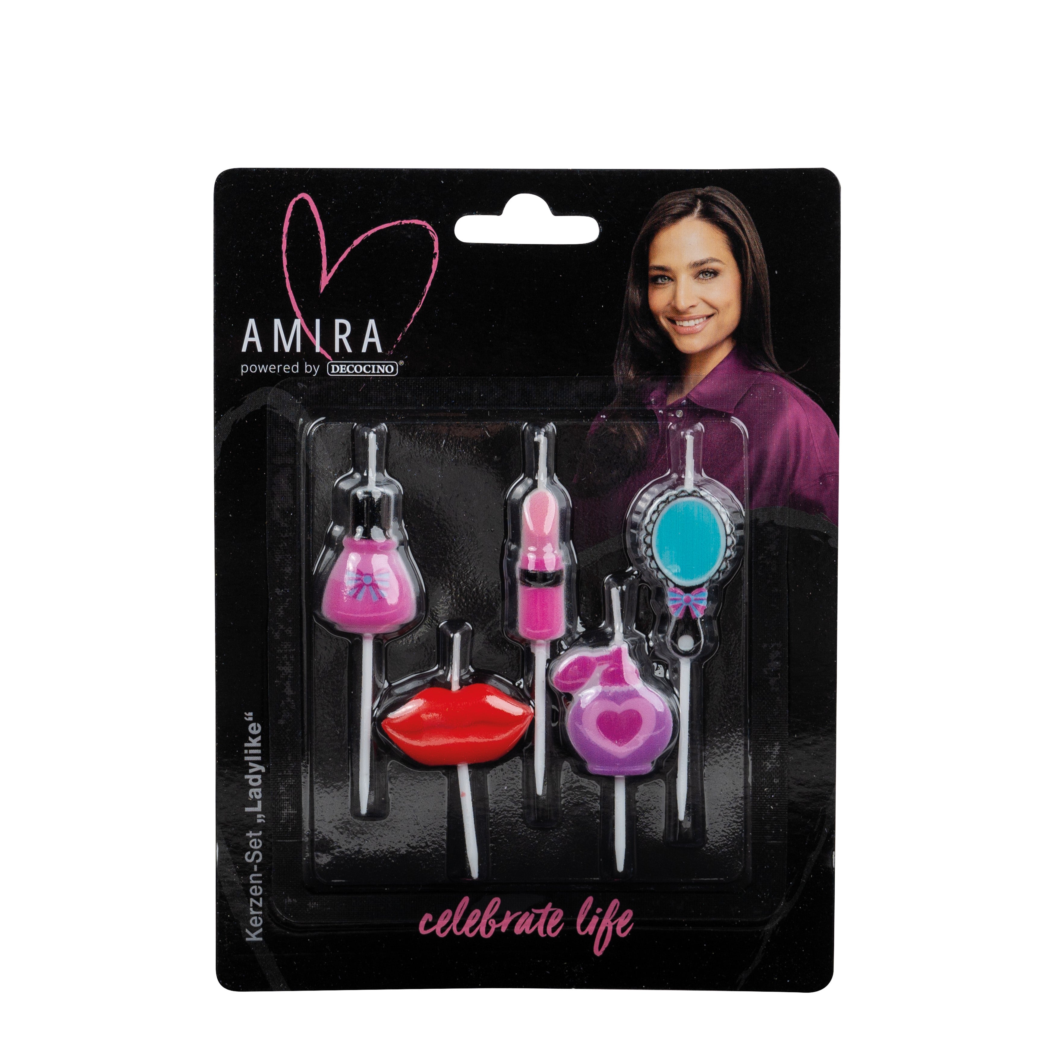 Candle set Ladylike 5 pieces. by Amira