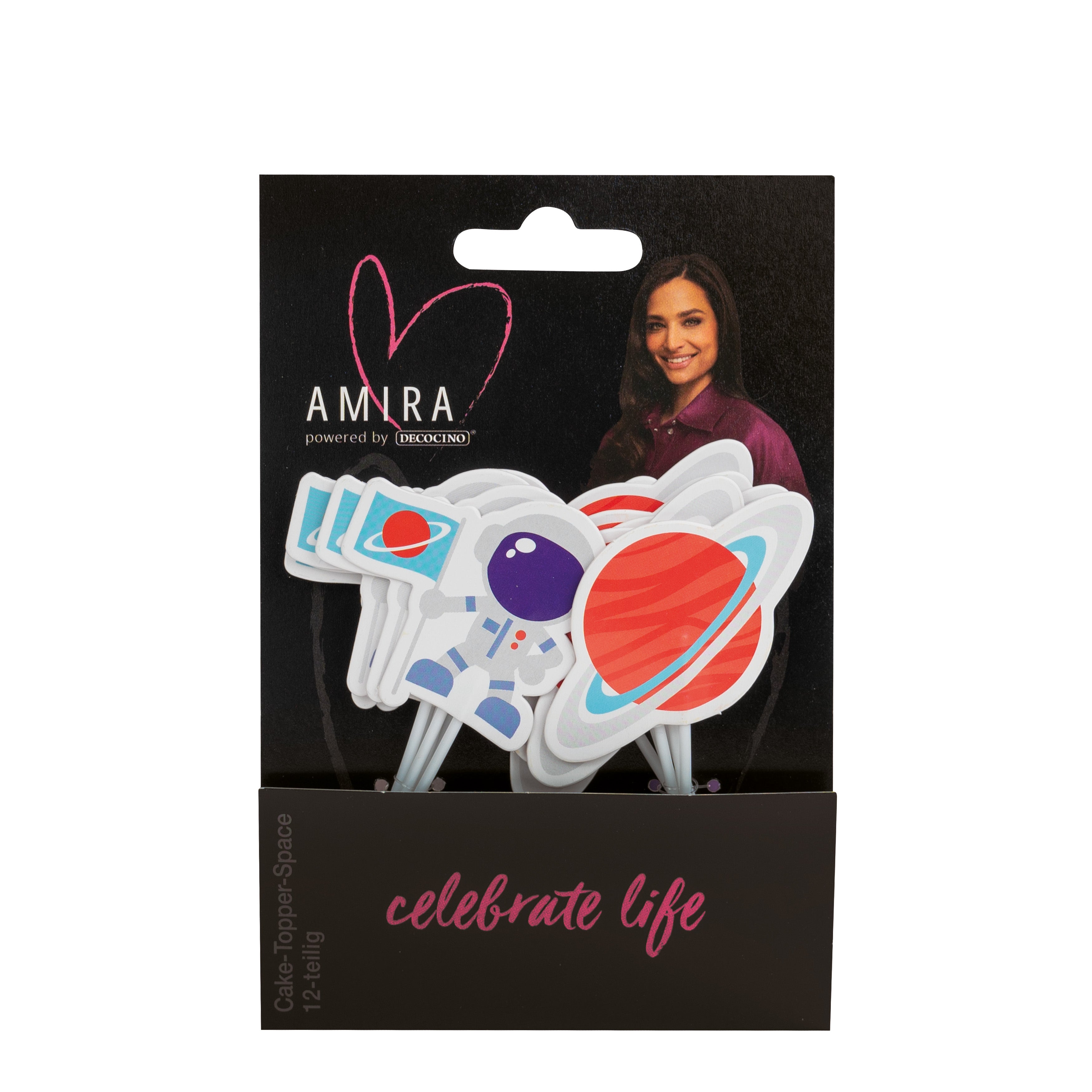 Cake Topper Space 12-tlg. by Amira