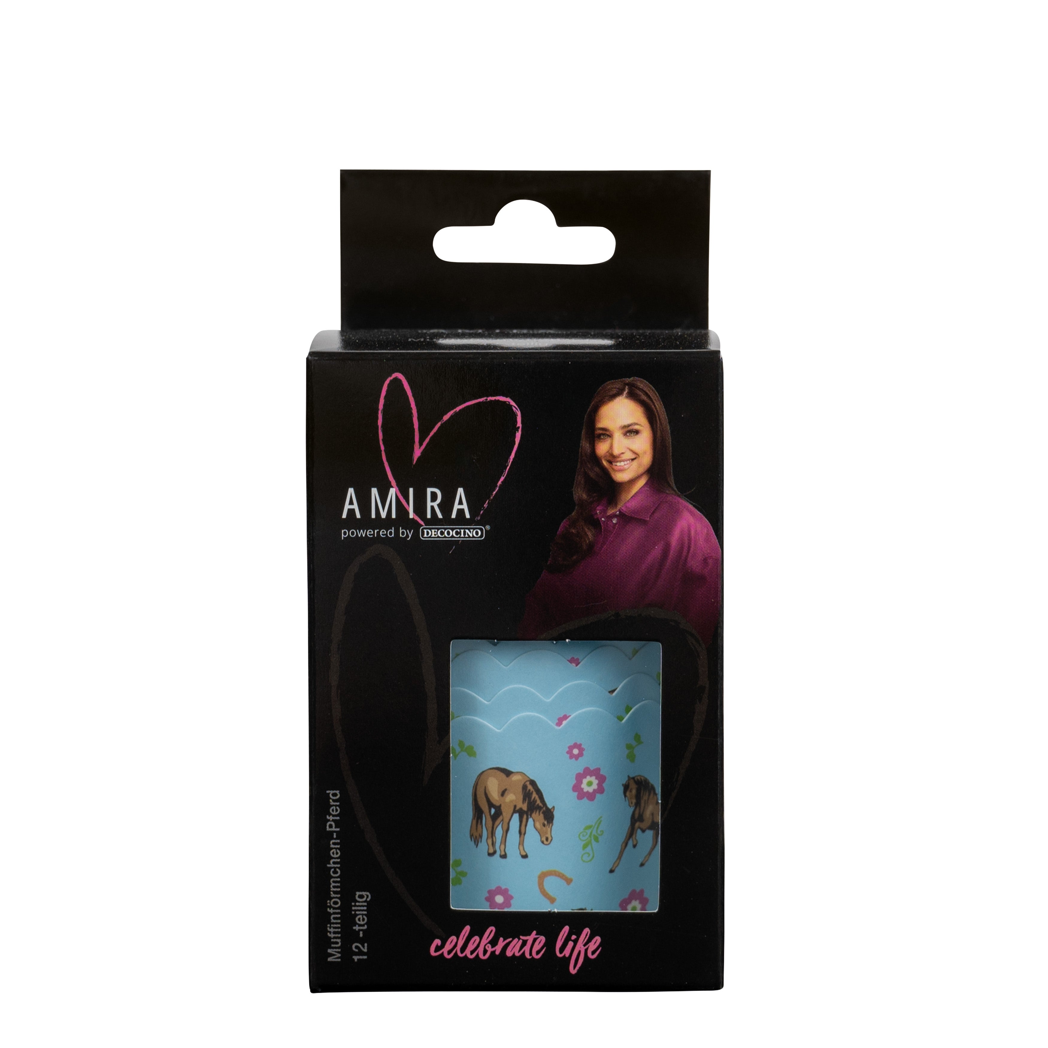 Muffin Cases Horse (12 pieces) by Amira