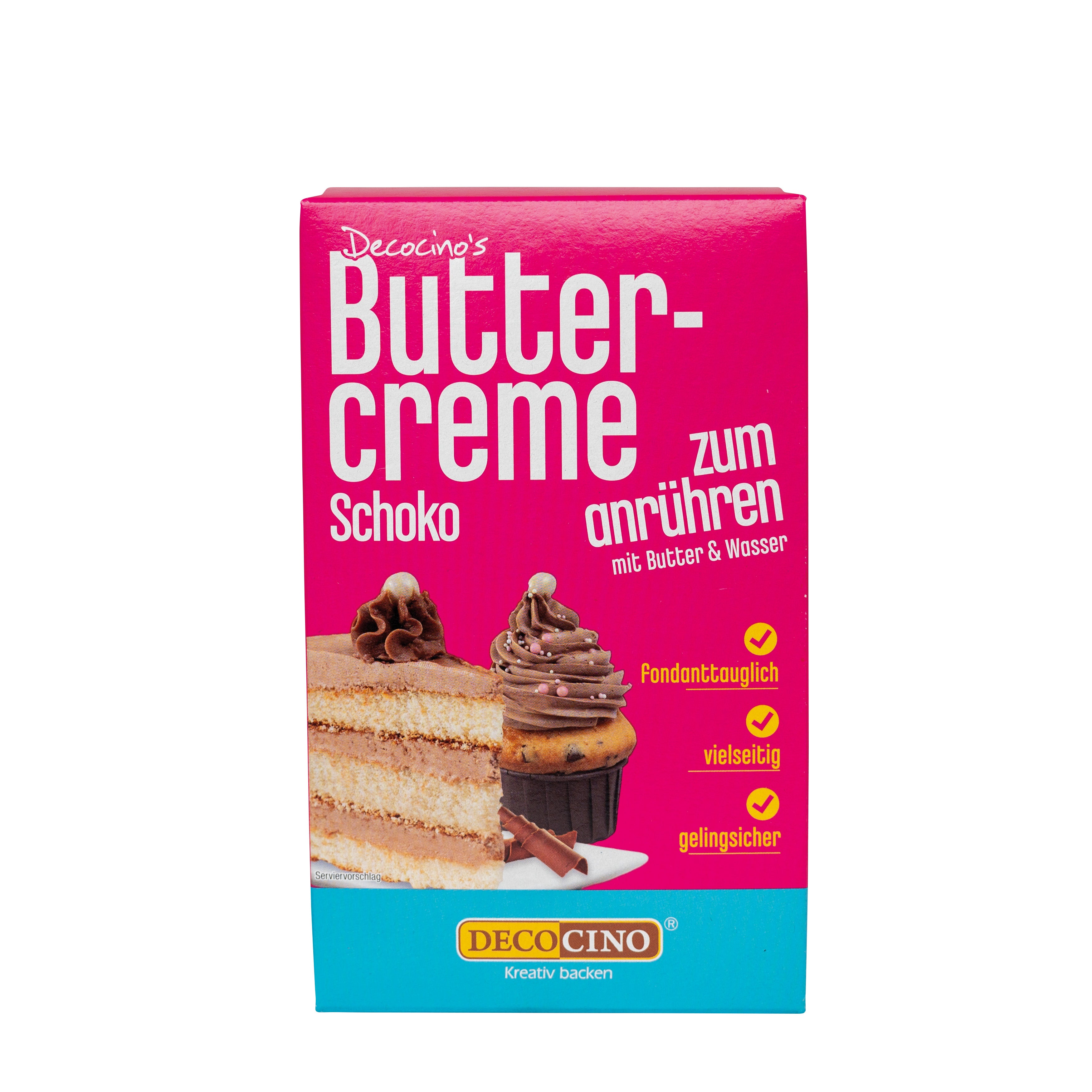 Buttercreme Schoko zum Anrühren (250g)