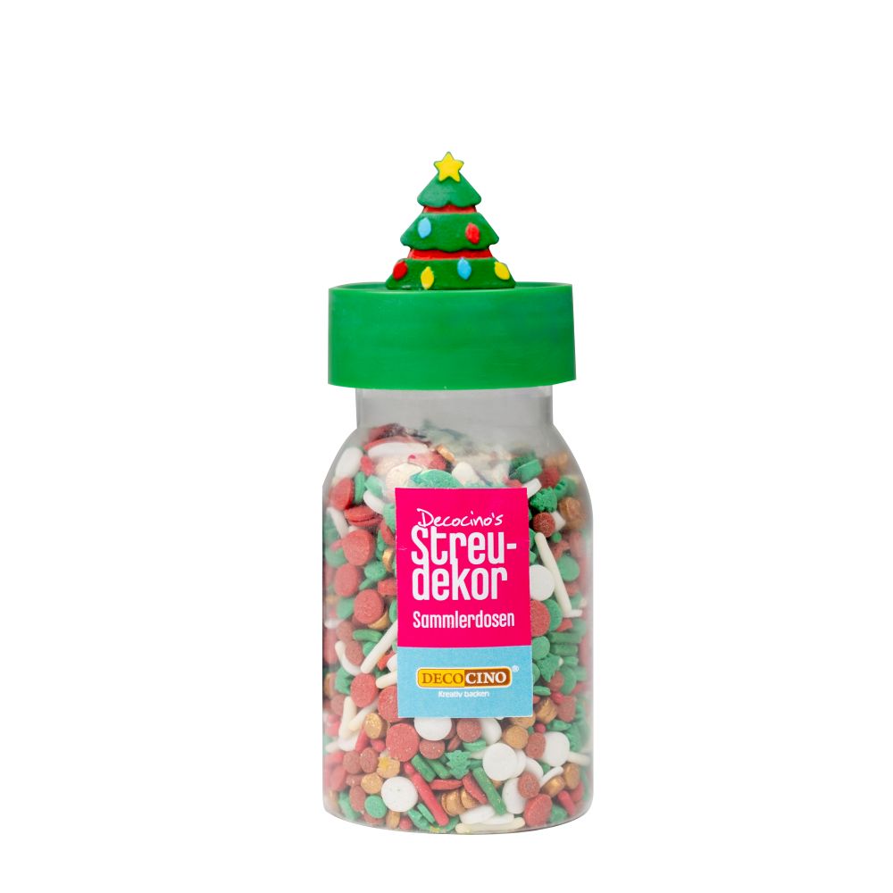 Streudekor Weihnachtsbaum in der Sammlerdose (82g)