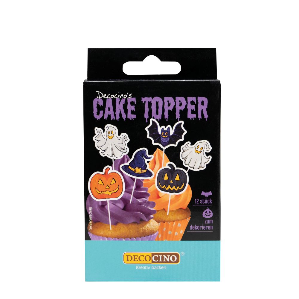 Cake Topper Halloween (12 Stück)