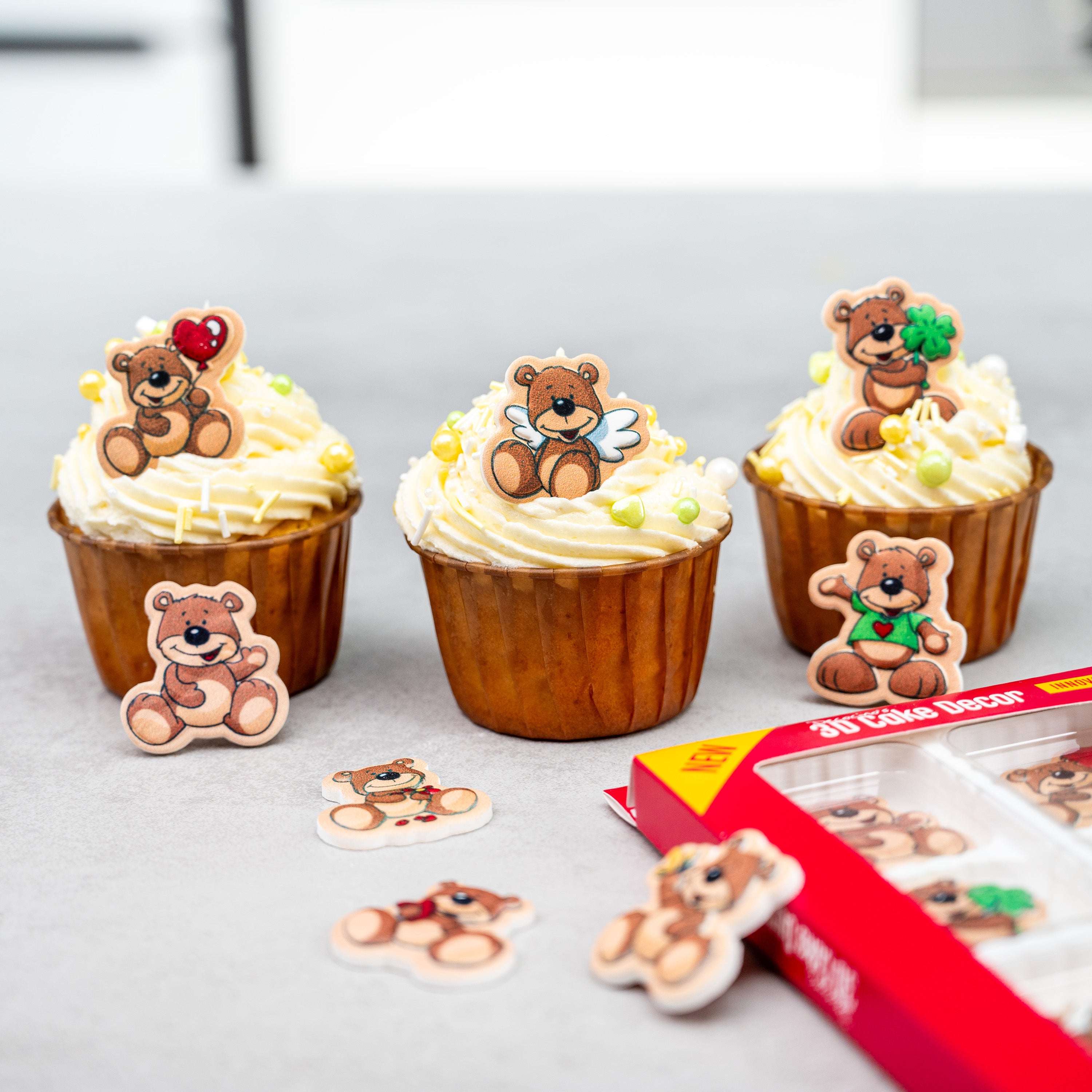 3D Cake Decor Bärchen (8 Stück)