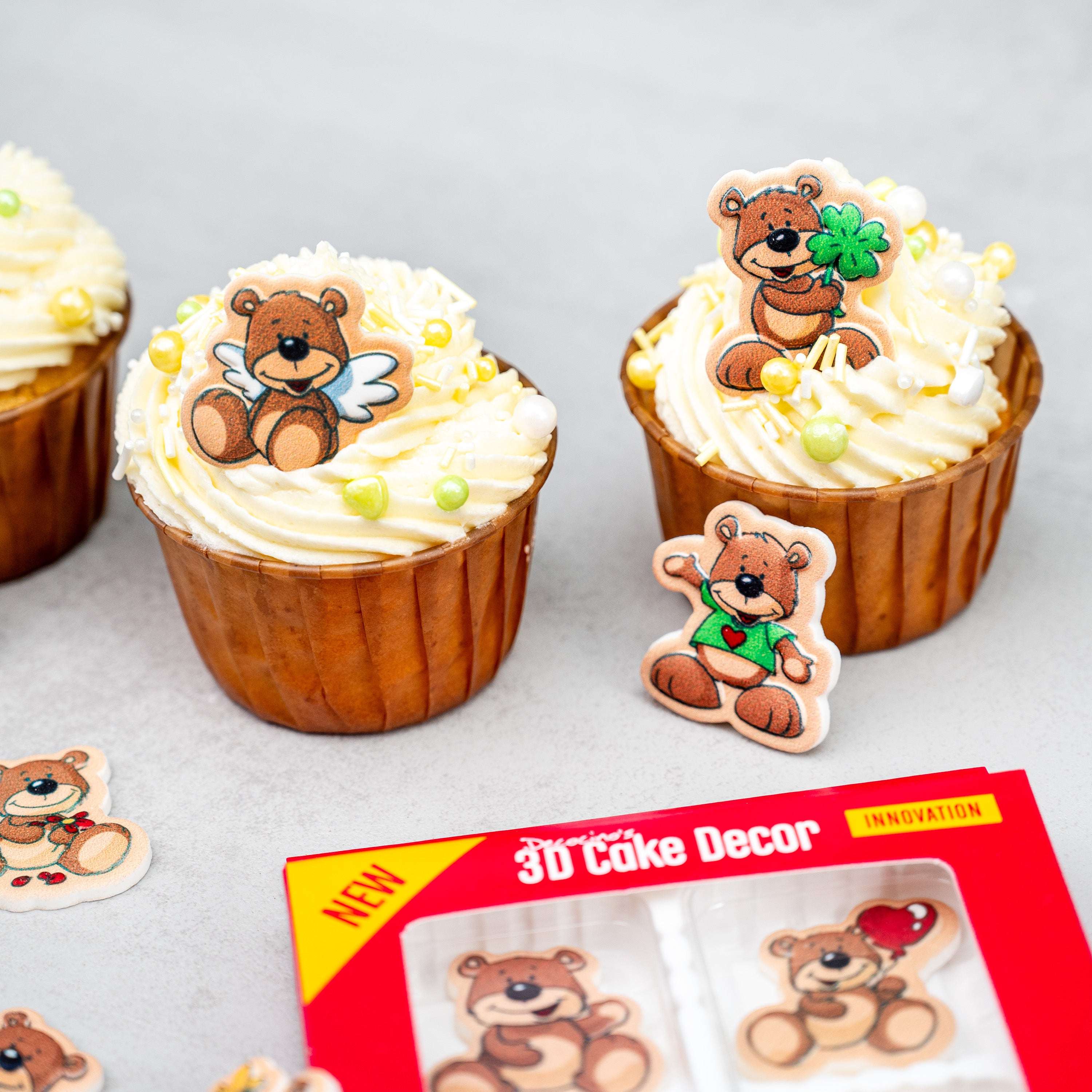 3D Cake Decor Bärchen (8 Stück)