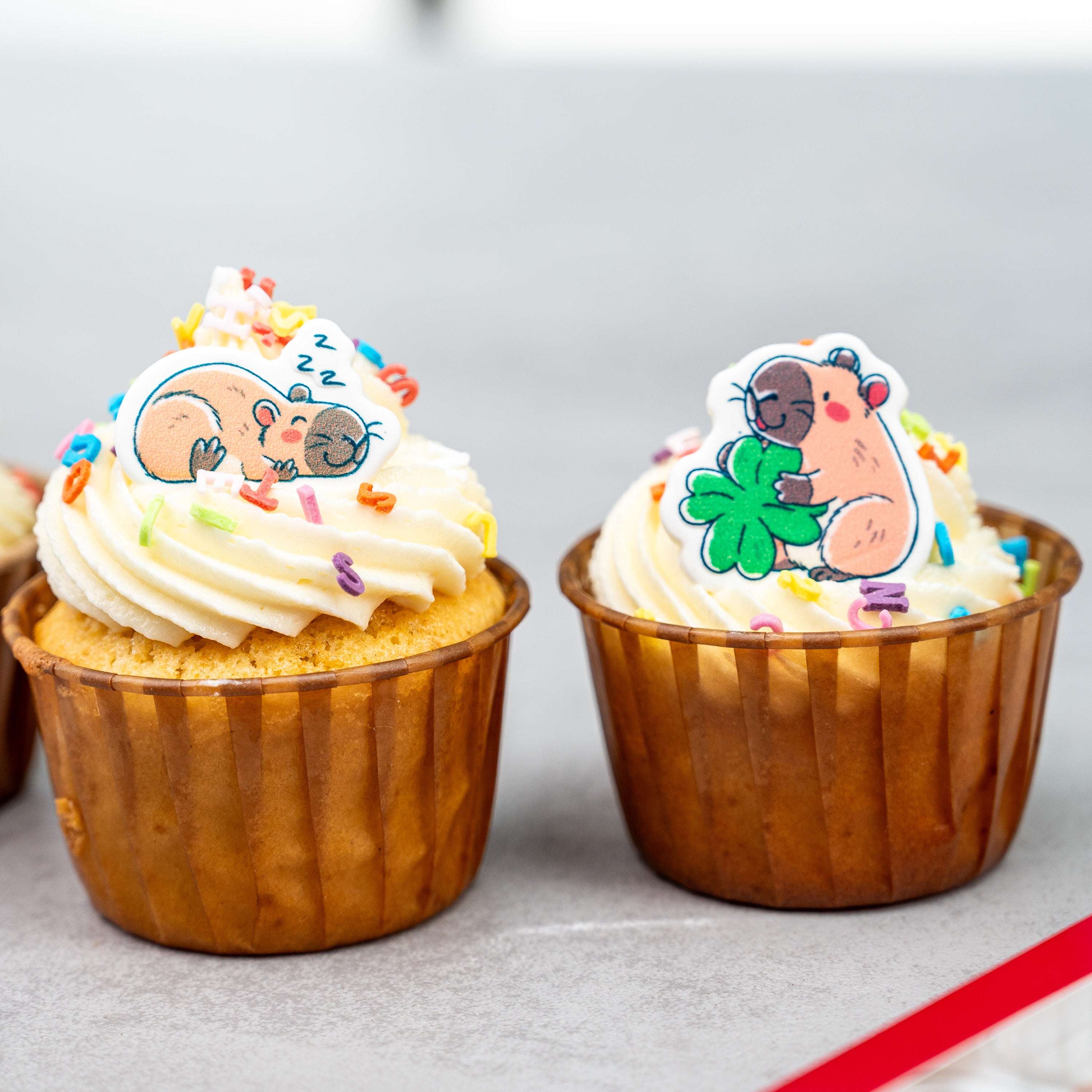 3D Cake Decor Capybara (8 Stück)