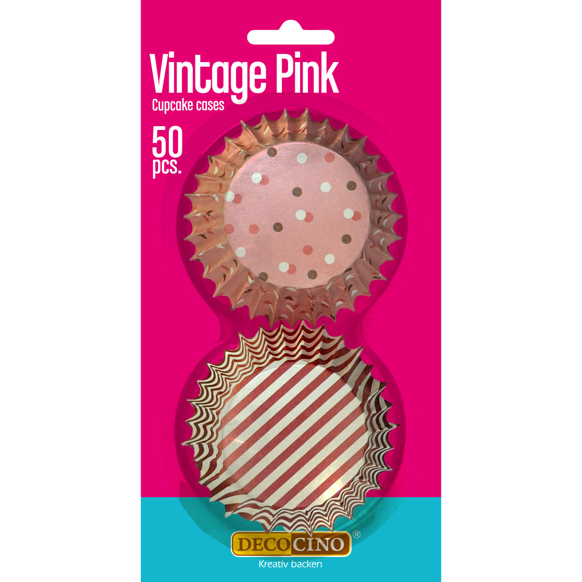 Muffinförmchen Vintage Pink (50 Stück)