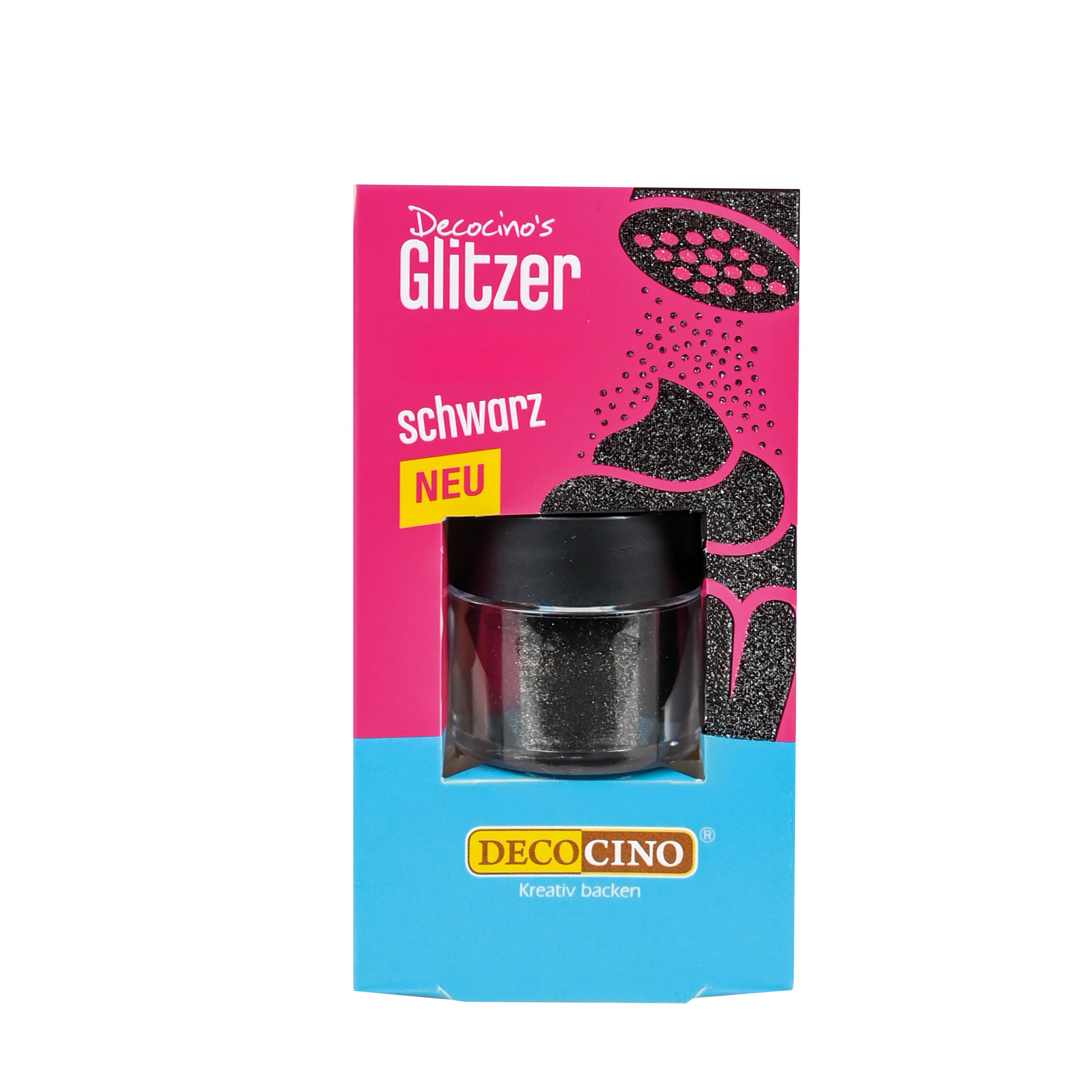Glitzerschnee Schwarz Decocino