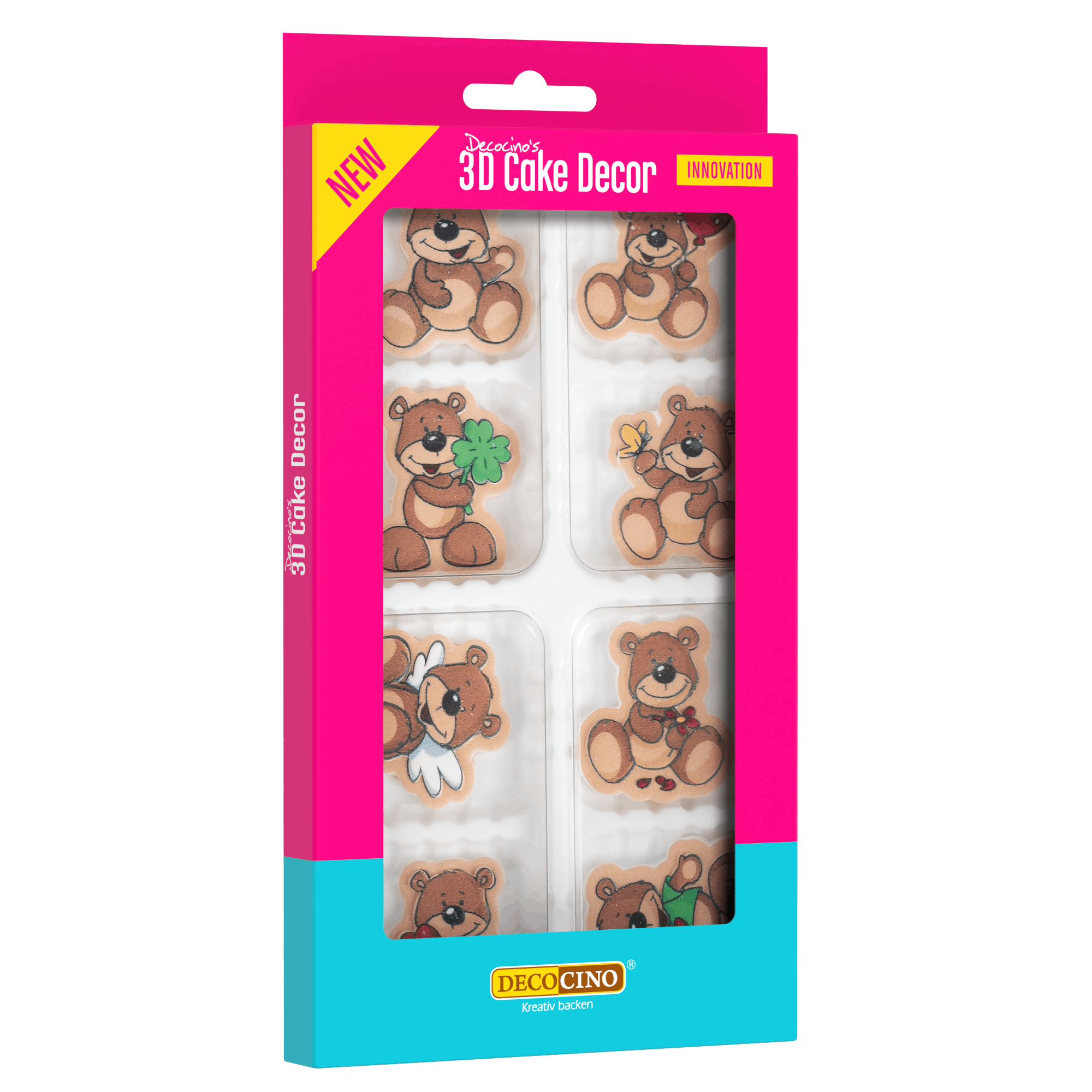 3D Cake Decor Bärchen (8 Stück)