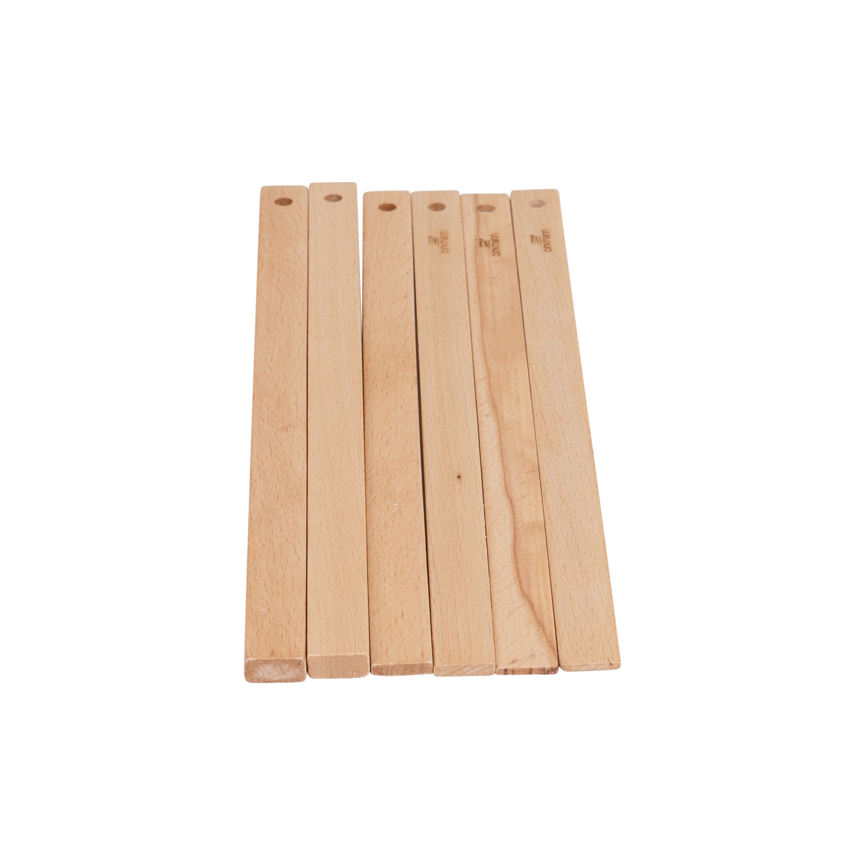 3 Paar Ausrollhölzer (3 Stärken, Länge 35cm)