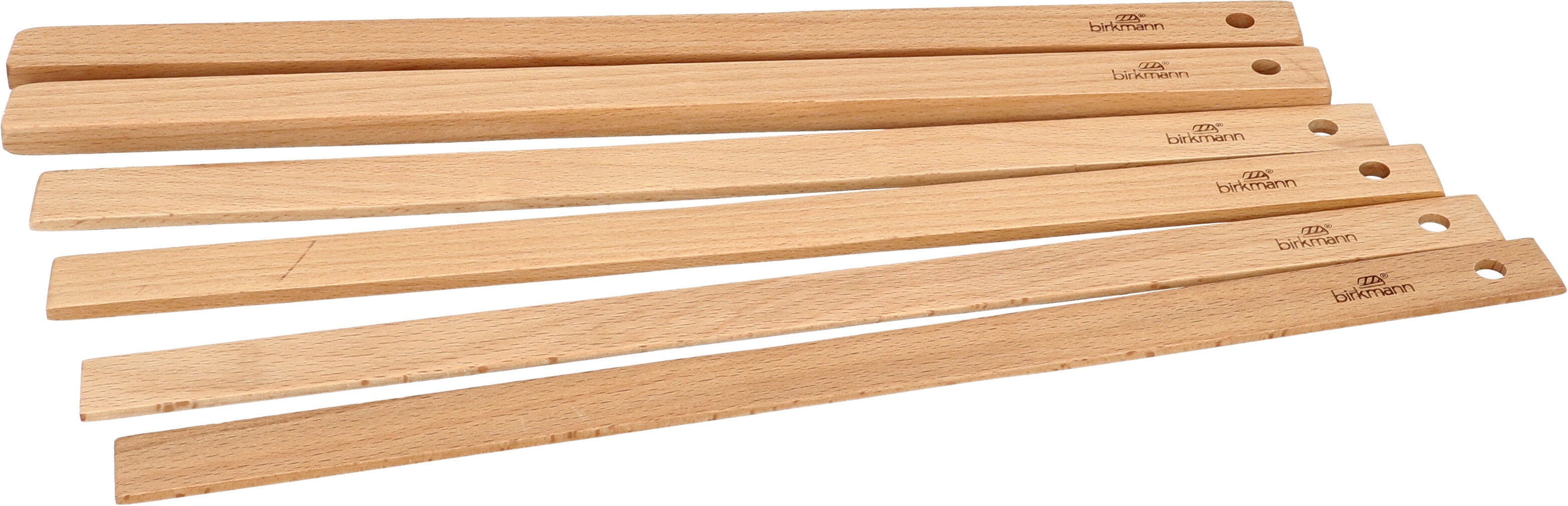 3 Paar Ausrollhölzer (3 Stärken, Länge 35cm)