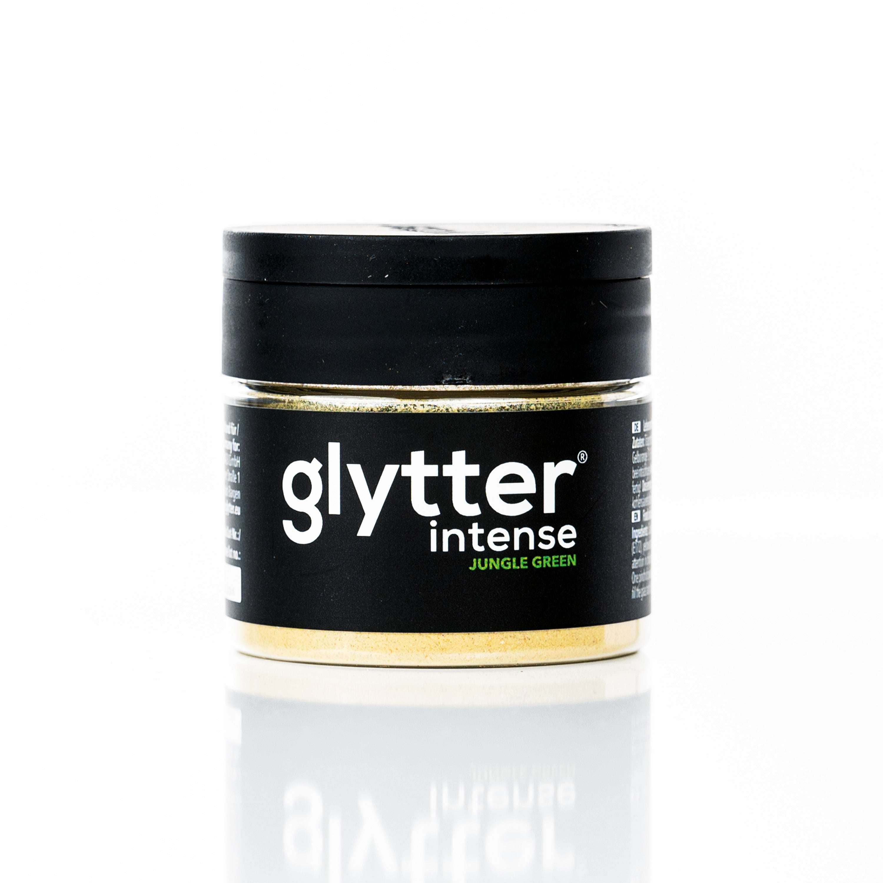 Glytter Intense Jungle Green – Produktdose Vorderansicht