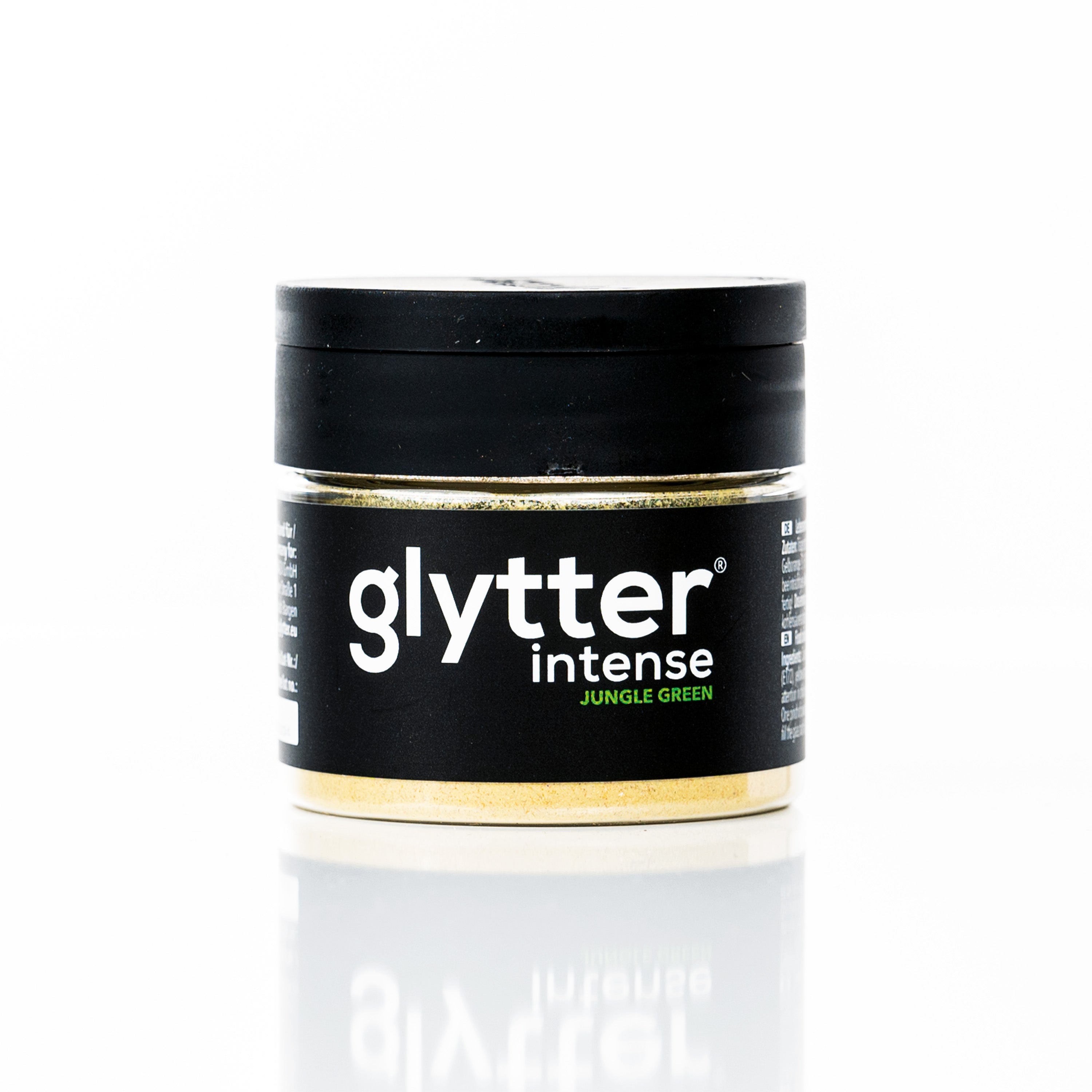Glytter Intense Jungle Green – Produktdose Vorderansicht