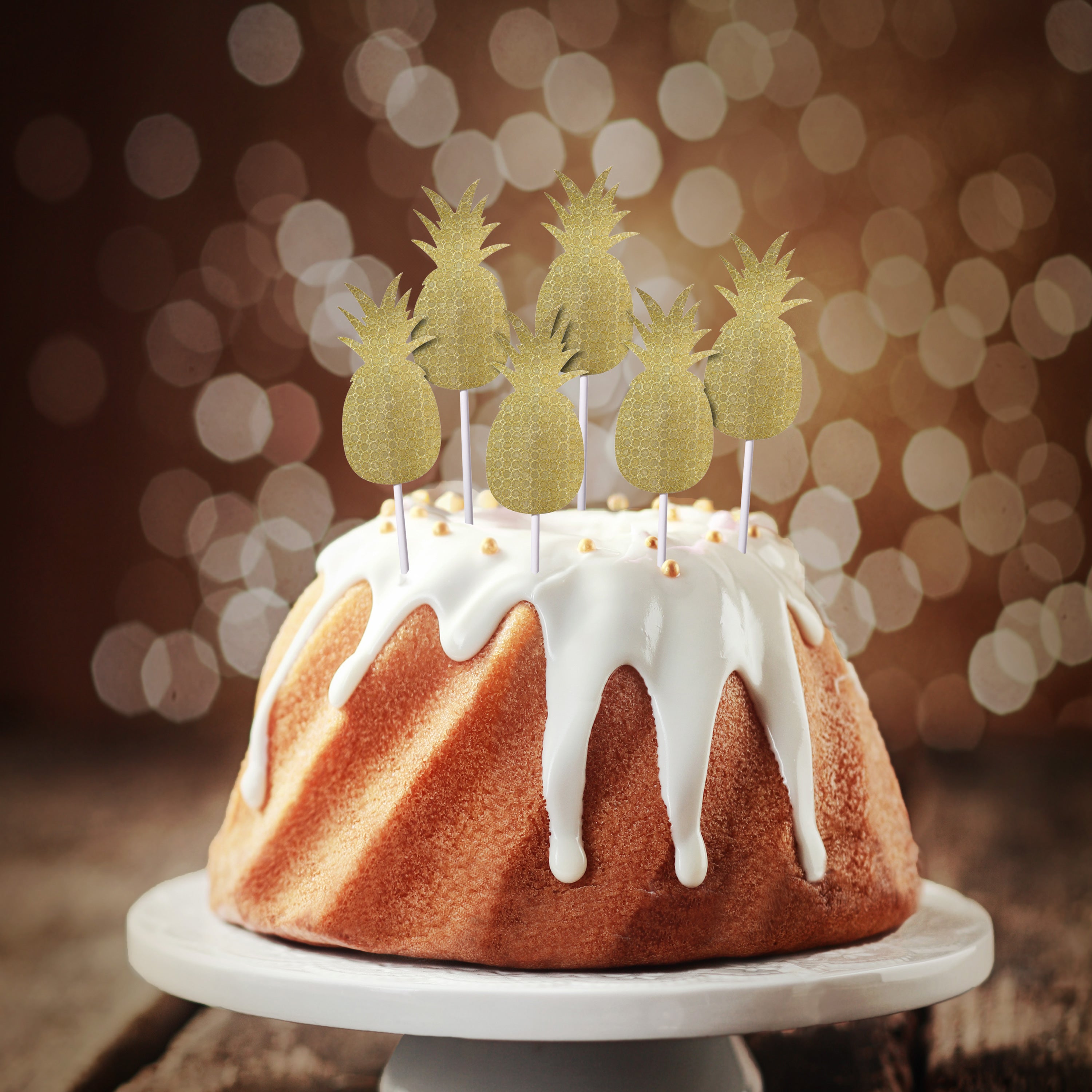 Cake Topper Ananas 6-tlg. by Amira