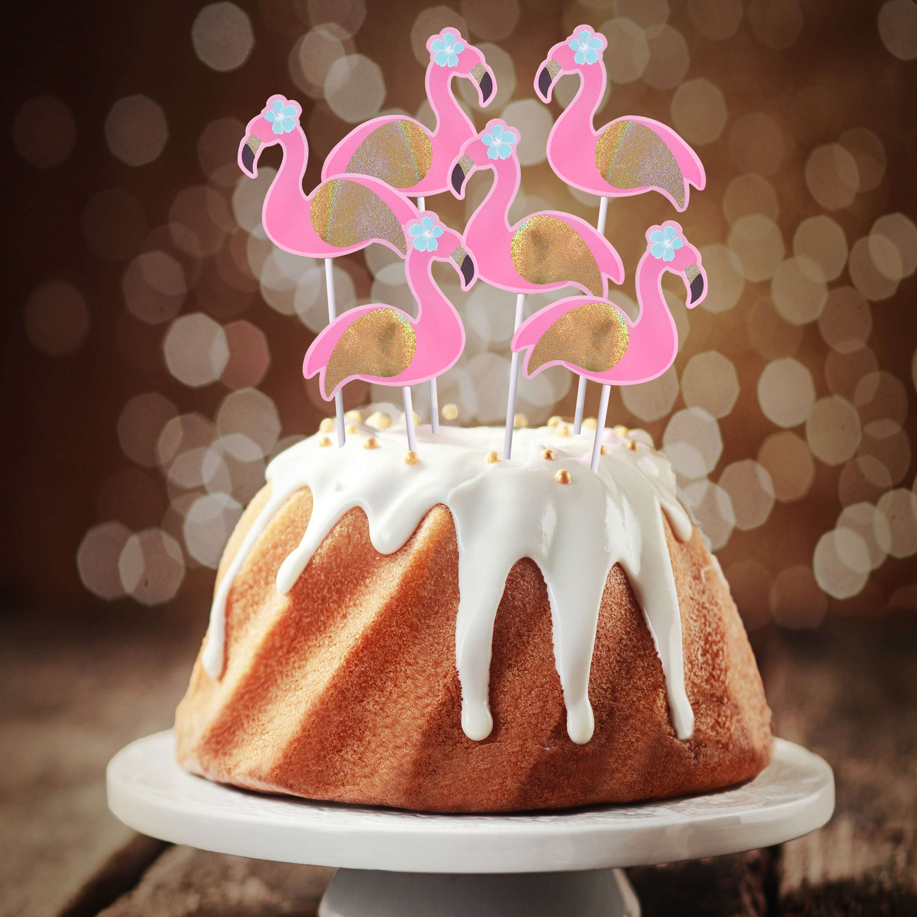 [KI] Cake Topper Flamingo AMIRA
