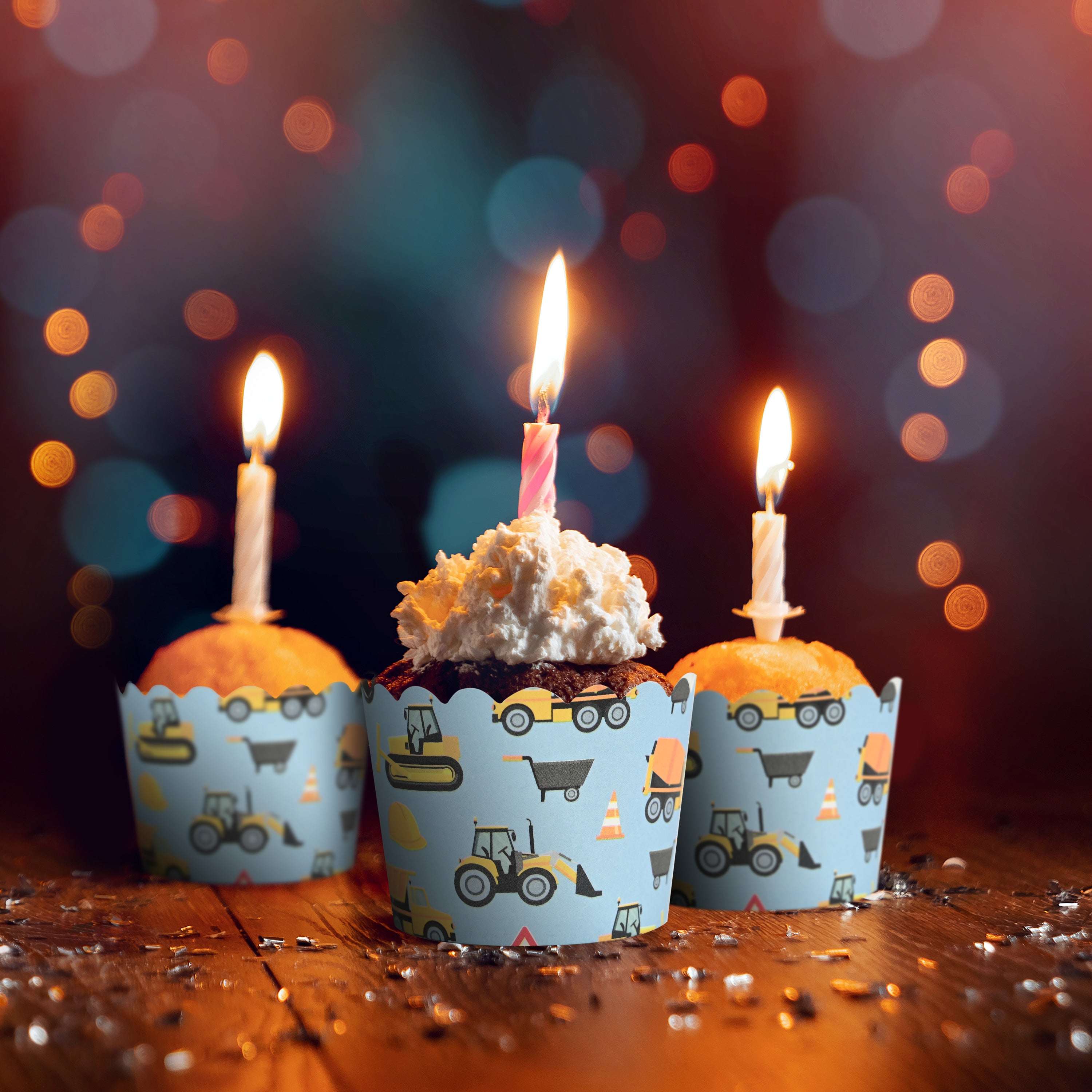 [KI] Muffinförmchen Baustelle AMIRA