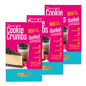 Cookie Crumbs dunkel 3er Set  (3x200g)