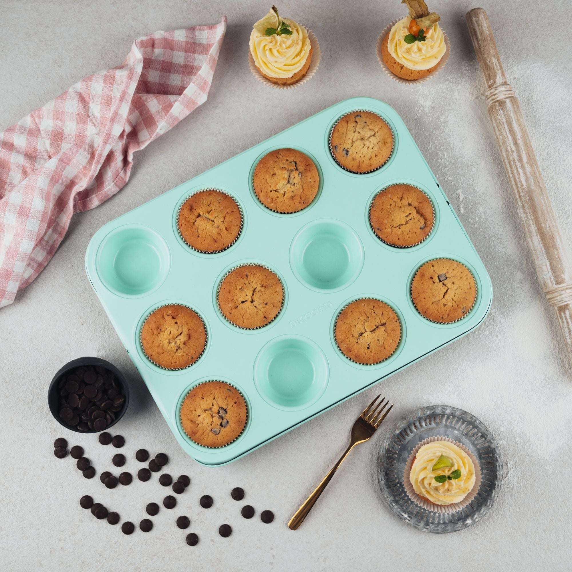 Muffin Backform Mint Edition (12fach)