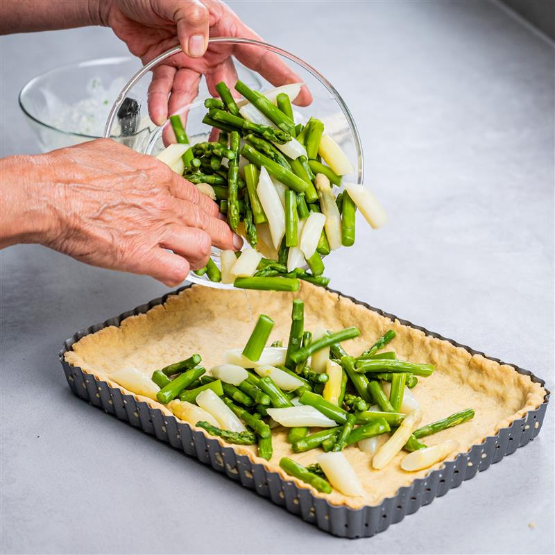 Rechteckige Quiche- & Tarteform, (32cmx22cmx3cm)