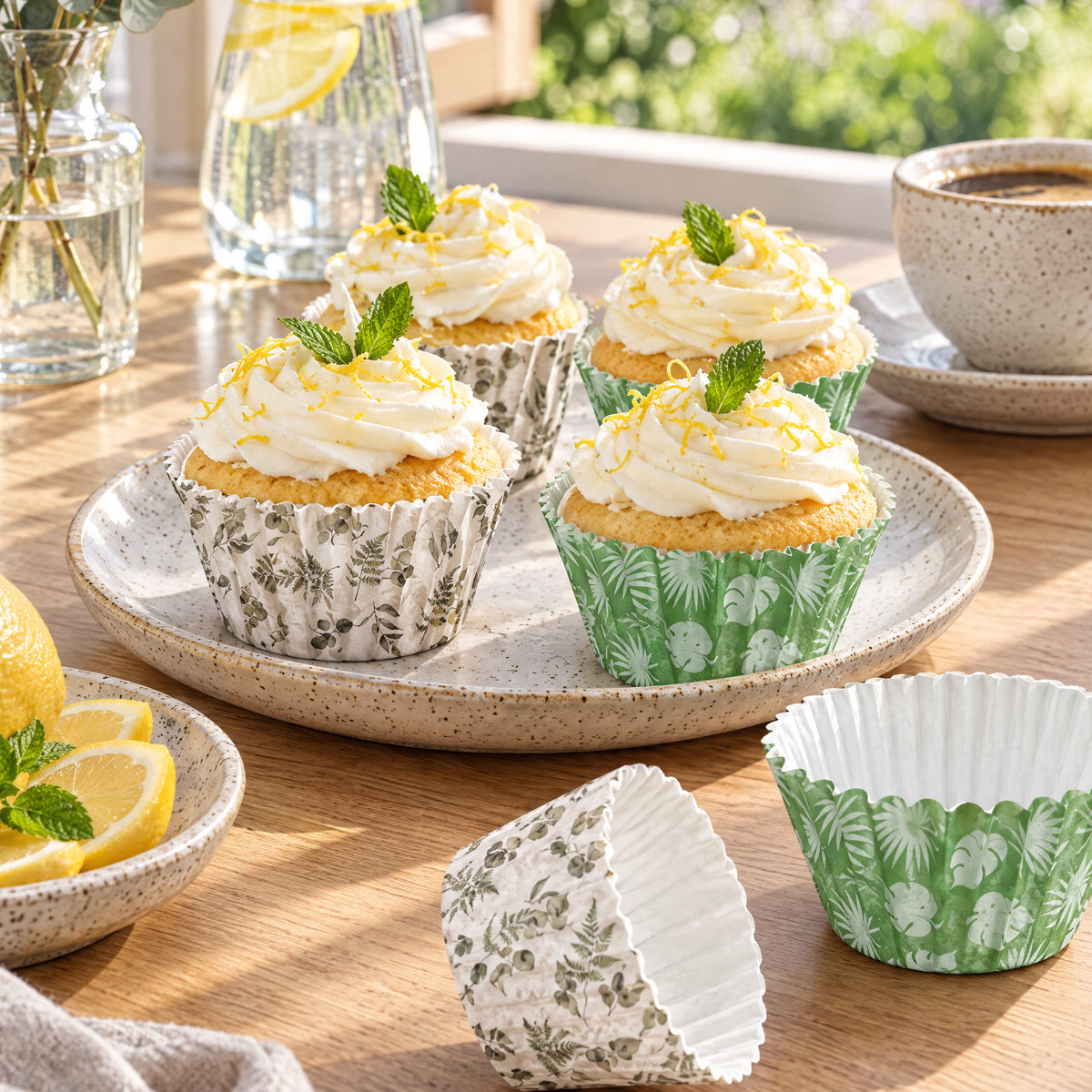 [KI]  Muffin mit Förmchen Nature
