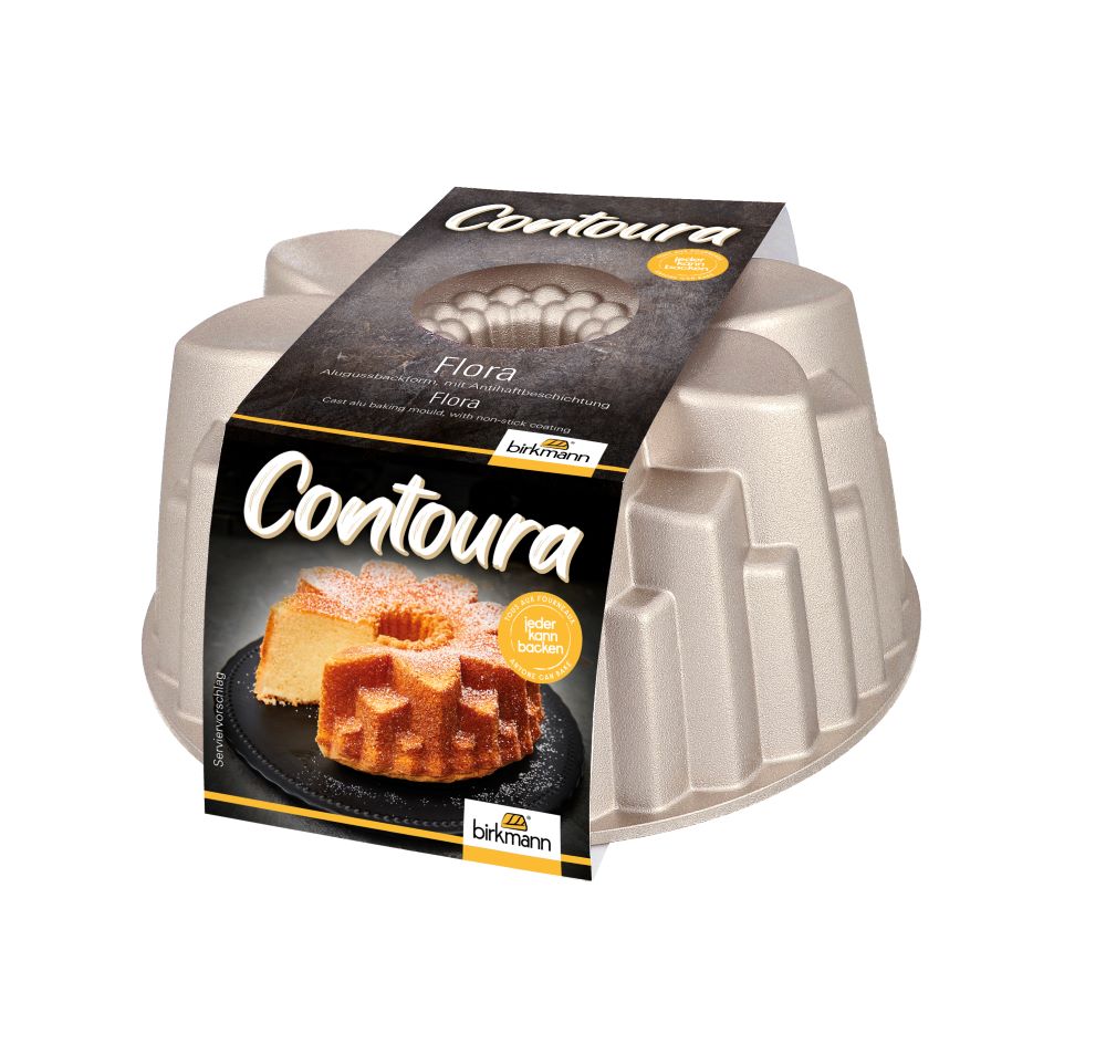 Alugussform Flora 22cm