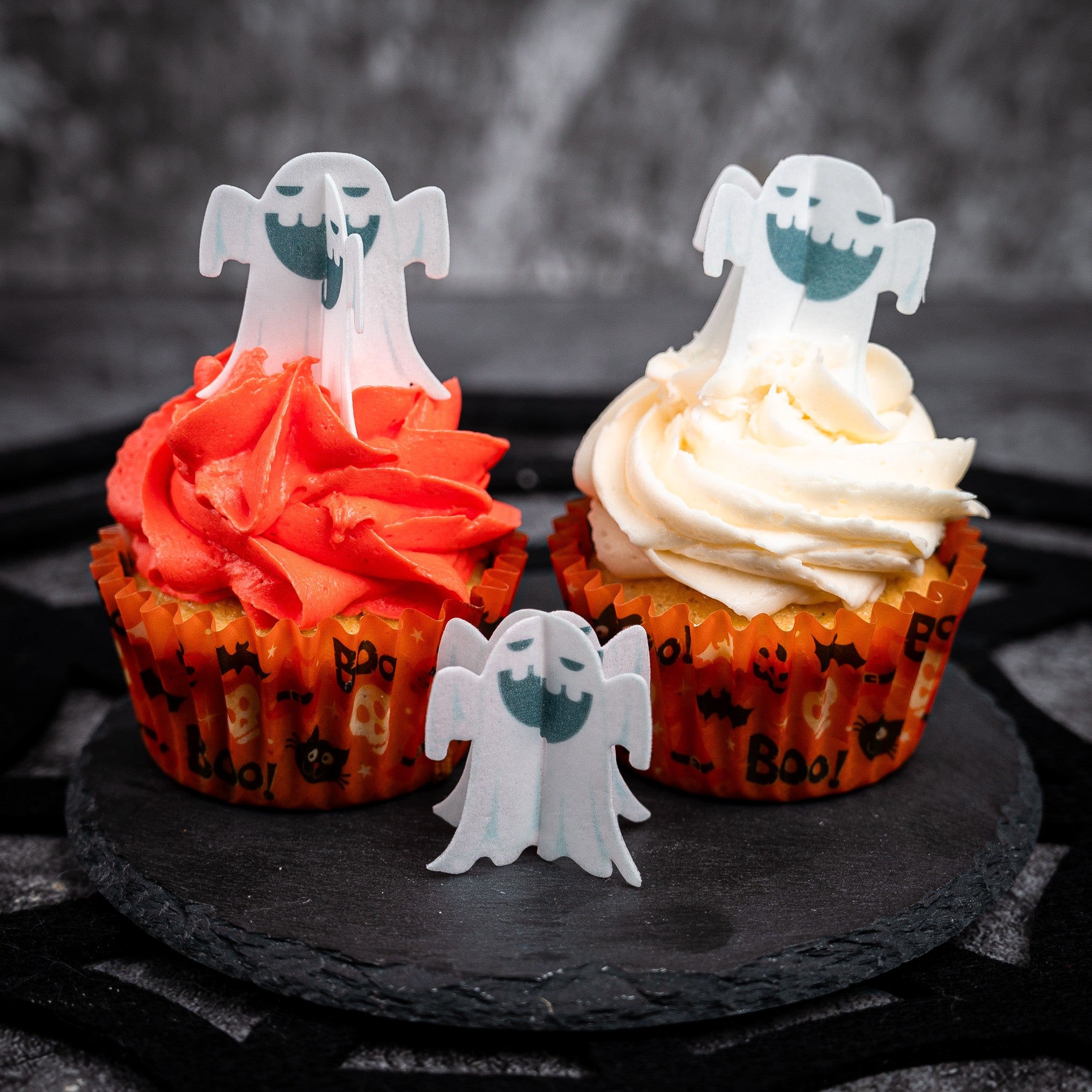 Halloween Oblaten Geister (6 Stück)